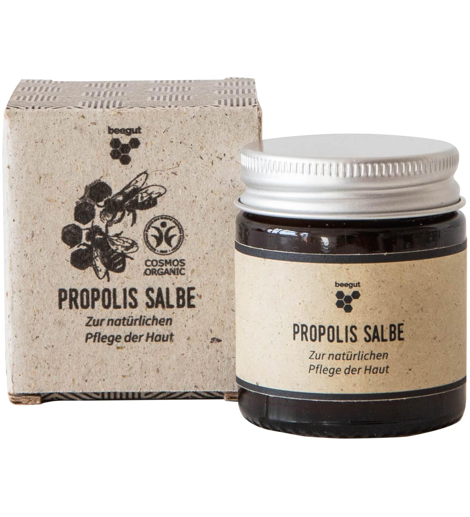 Beegut Propolis Ointment - Natural Skin Care & Protection | Certified Allg u Cosmetics | 30g Sustainable Packaging - Buy Online on GoSupps.com