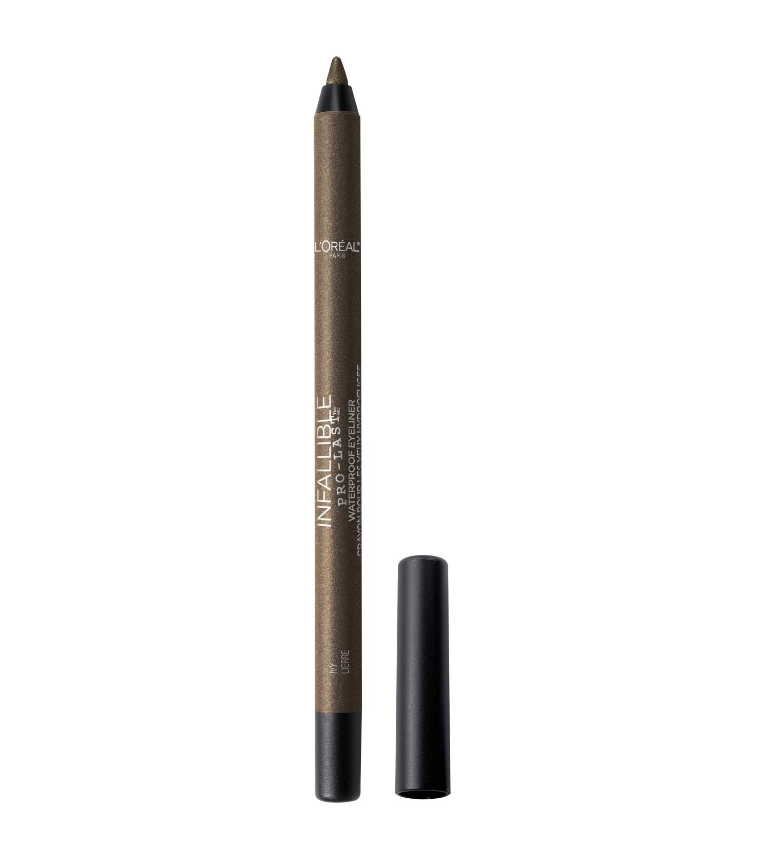 L'Oreal Paris Infallible Pro-Last Pencil Eyeliner - Waterproof and Smudge-Resistant - Ivy 0.042 oz - Buy Online on GoSupps.com