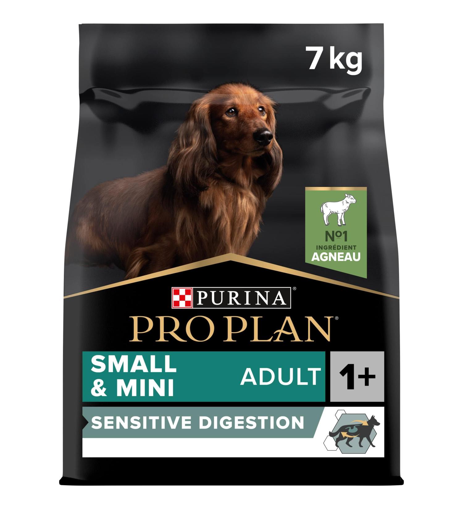 PURINA PRO PLAN | Small & Mini Adult | Sensitive Digestion Rich in Lamb | Dry Food | Adult Dogs | 7kg Bag - Buy Online on GoSupps.com