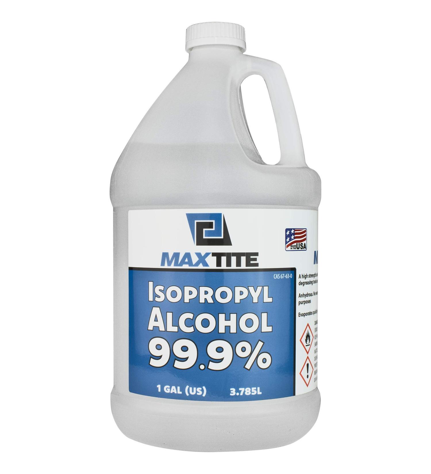 MaxTite 99.9% Isopropyl Alcohol - 1 Gallon Bottle - Buy Online on GoSupps.com