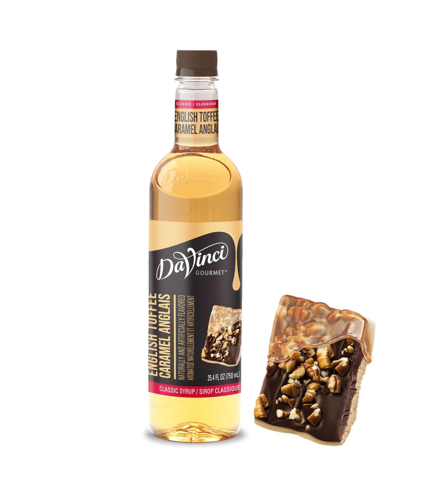 DaVinci Gourmet Classic Syrup English Toffee 25.4-Ounce Bottles (Pack of 3) - Buy Online on GoSupps.com
