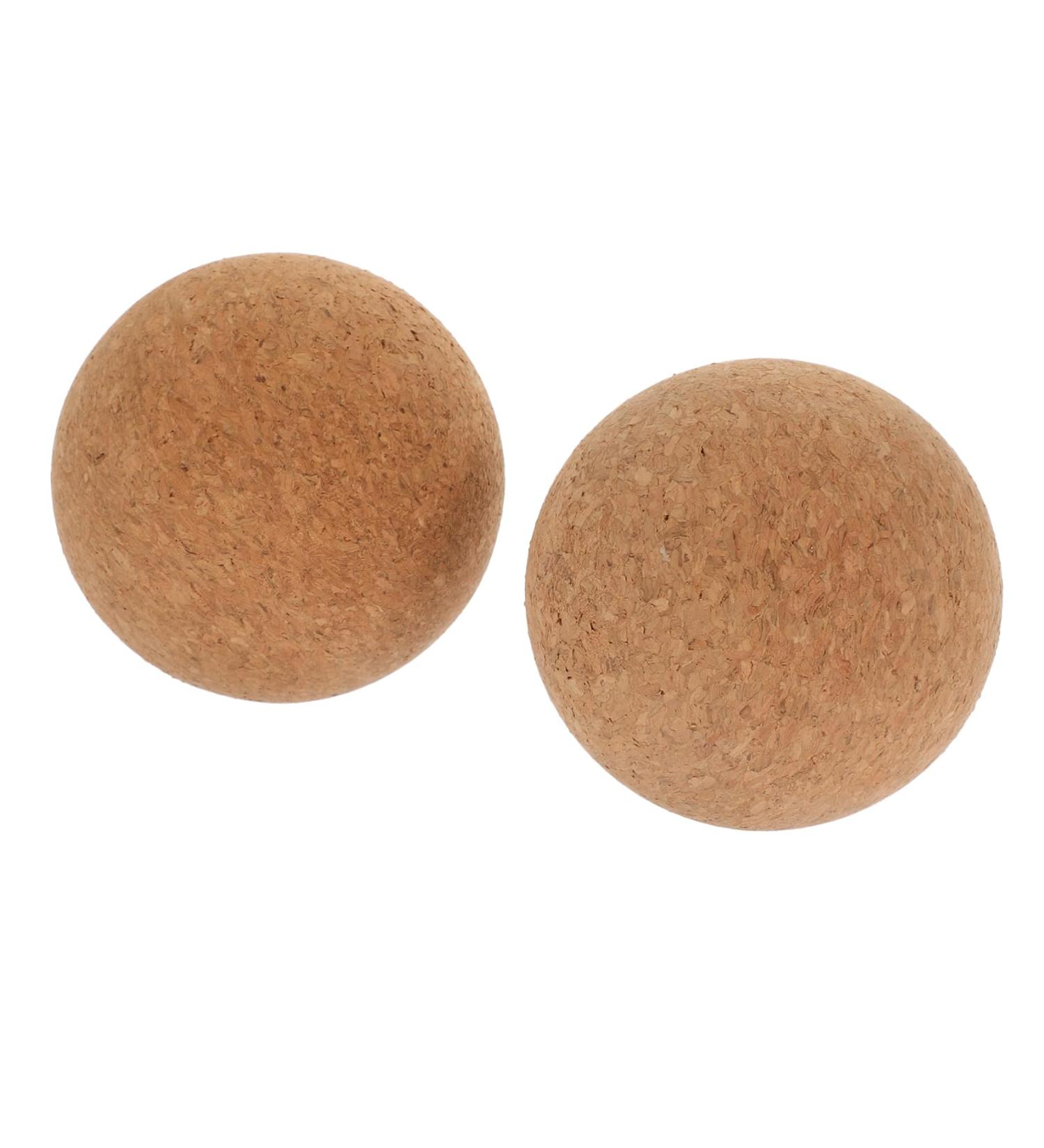 Collbath 2ST Cork Yoga Ball - Deep Tissue Muscle Roll & Foot Massage Device | Trigger Point Fitness Myofascial Relief - Buy Online on GoSupps.com