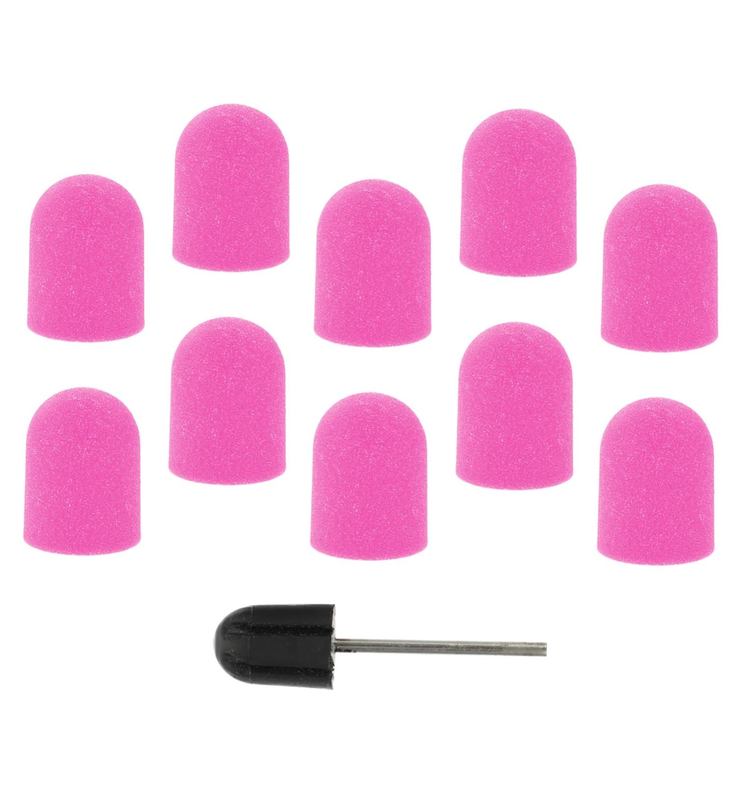 FRCOLOR Remover Caps Sand Cap sanding bits for Sanding Caps Foot File Remover ceramic bit Polisher Sand carbide bit Pedicure Tool set dedicated Manicure Grinding Head - Buy Online on GoSupps.com