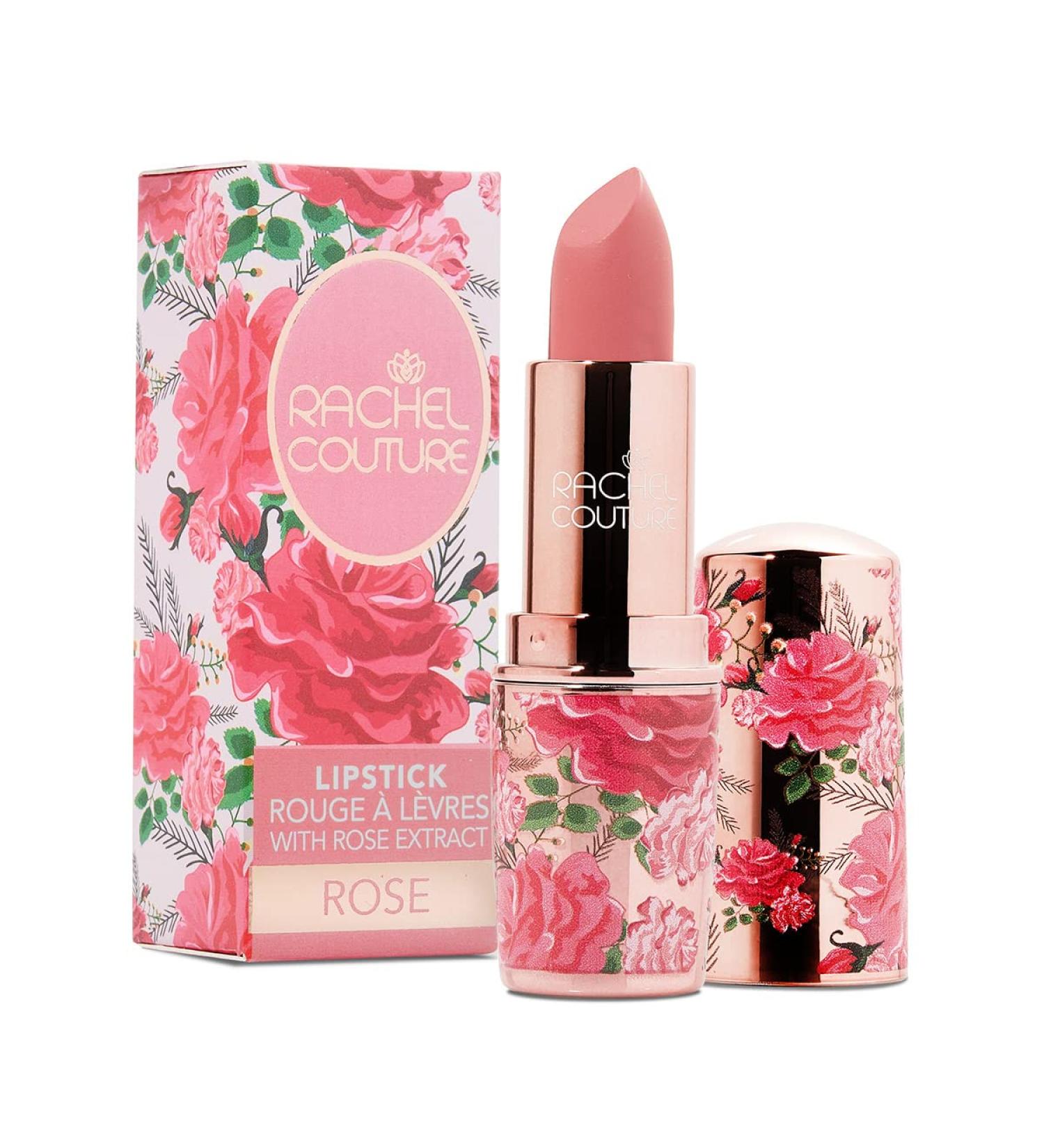 Rachel Couture Matte Lipstick - High Impact Color | Vegan & Cruelty Free | Rose Extract Infused - 0.12 Oz - Buy Online on GoSupps.com
