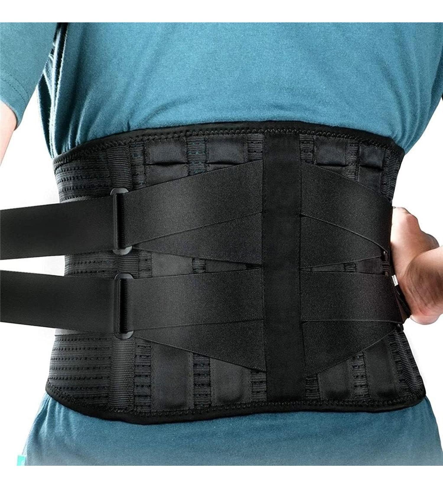 Adjustable Lower Back Bandage - Lumbar Support for Men & Women | Pain Relief for Herniated Disc Sciatica & Scoliosis | Breathable Attitude Corrector - Buy Online on GoSupps.com