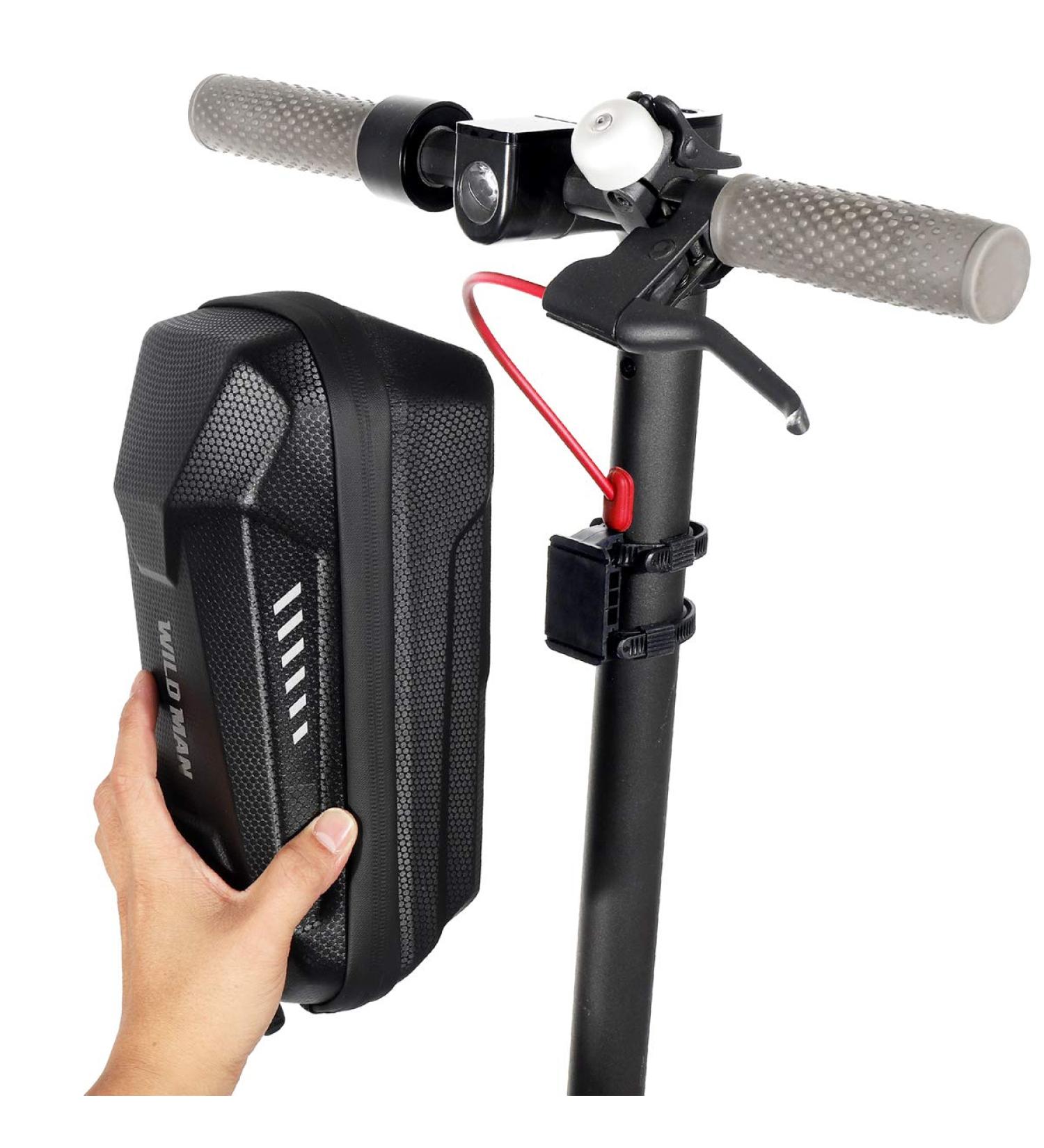 Wild Man Rainproof Scooter Storage Bag - Black 3L | Quick Release, Fits Kick Scooters, Folding Bikes, Self Balancing Scooters - Buy Online on GoSupps.com