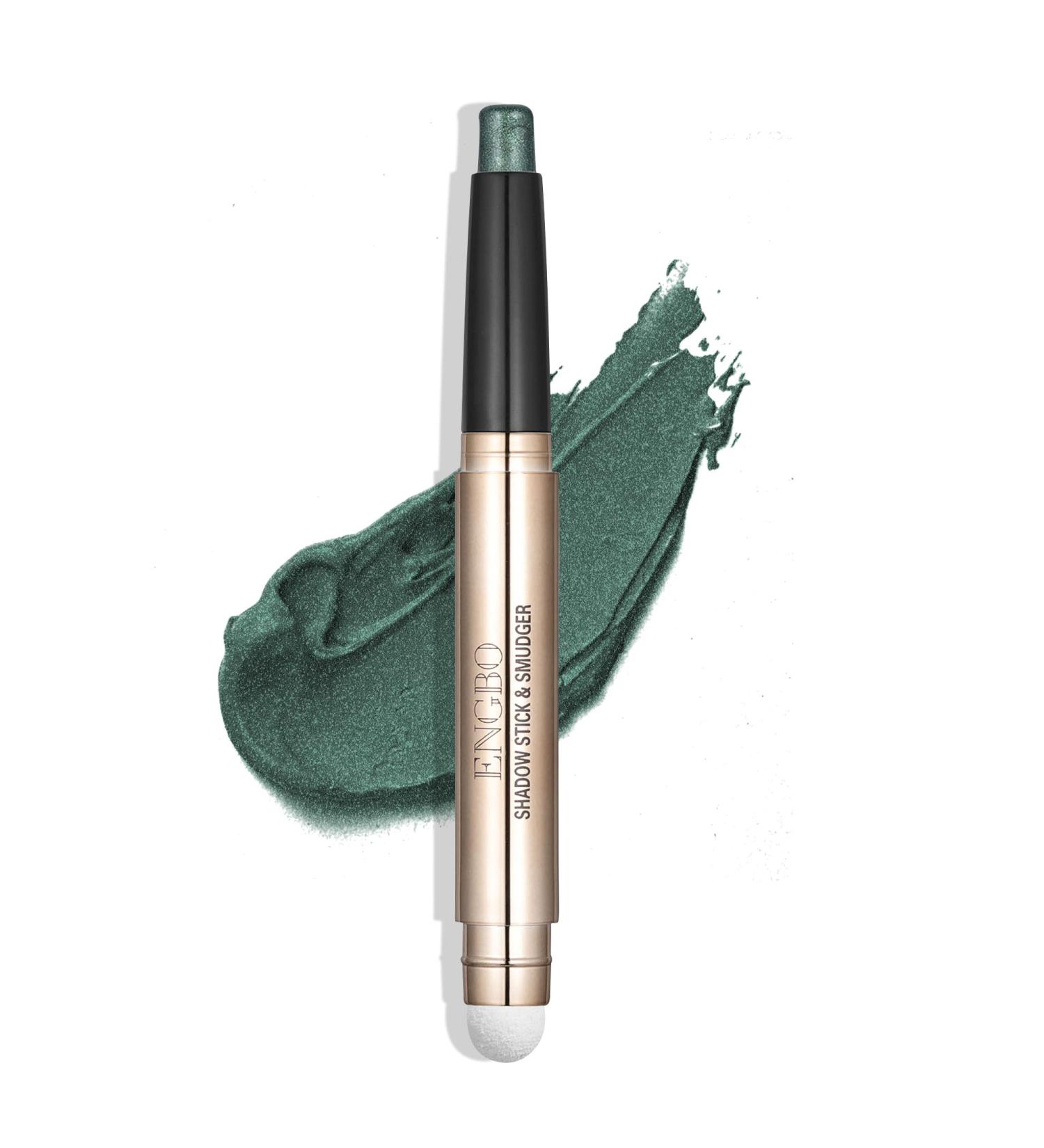 Wismee Dark Green Shimmer Eyeshadow Stick - Eye Brightener Cream Pencil for Makeup, Cosmetics Gift for Women - Christmas Birthday - Buy Online on GoSupps.com