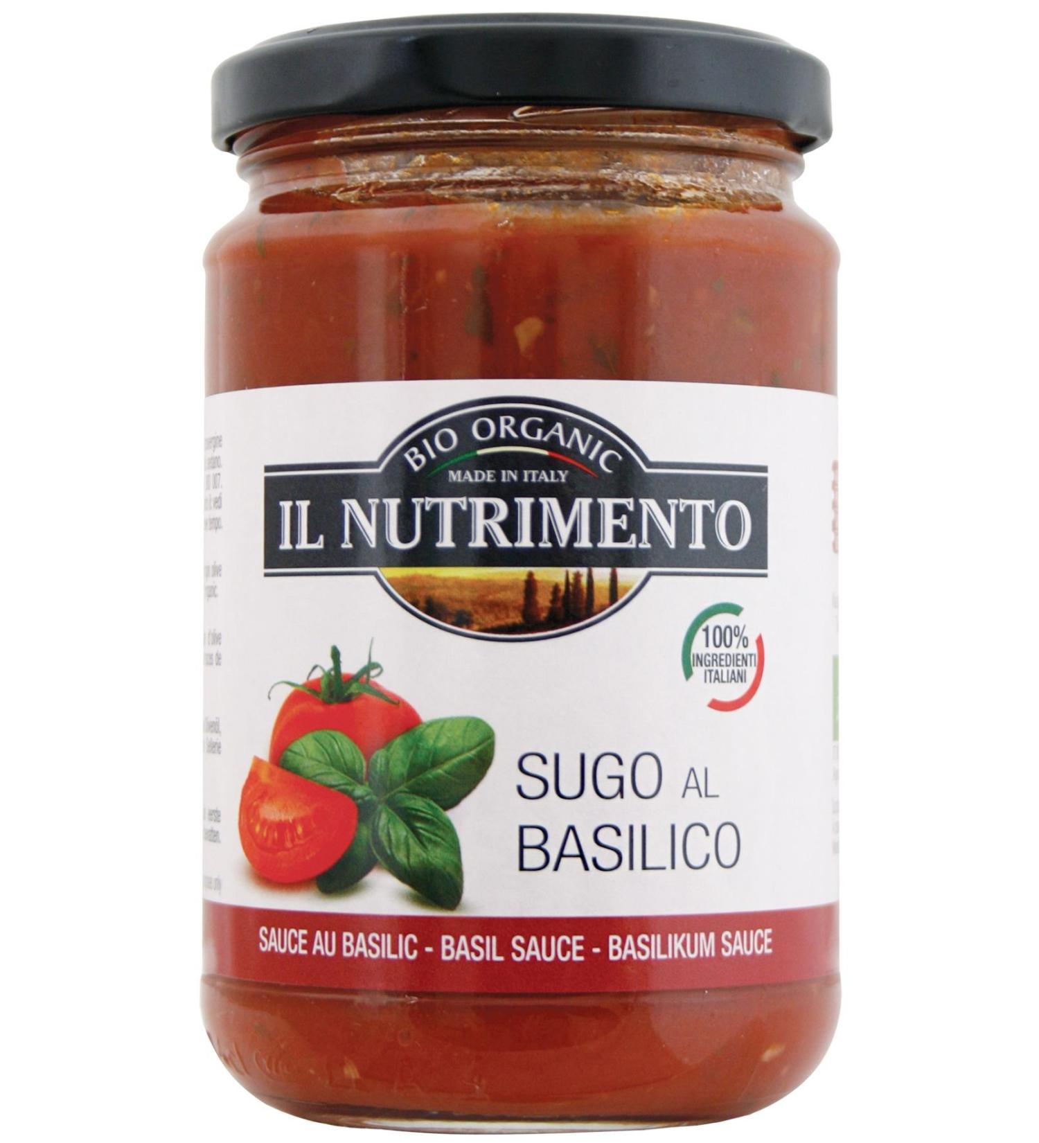 Probios Vegan Organic Gluten Free Basil Tomato Sauce - 6 X 280g