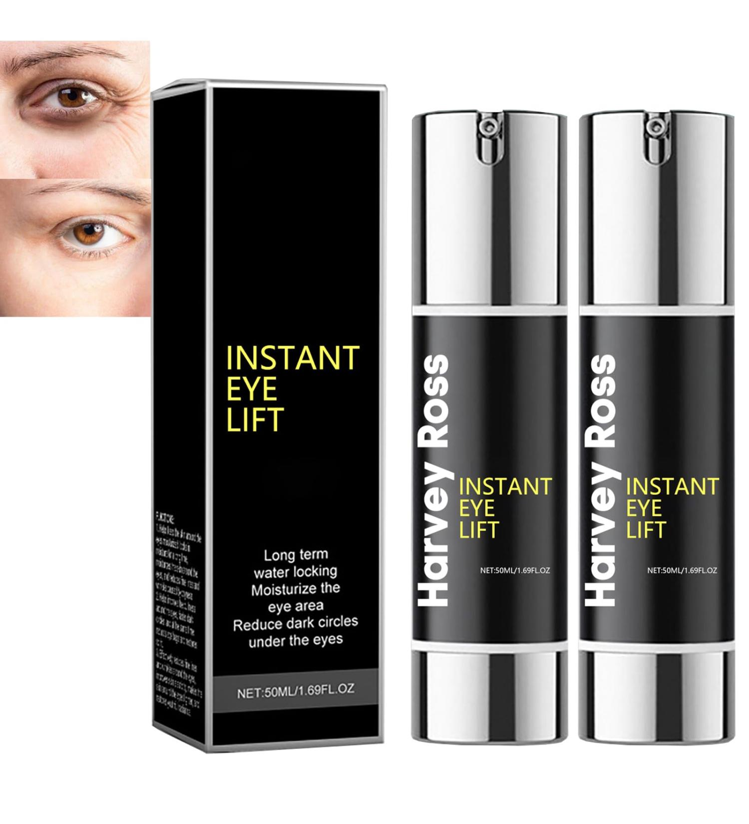 Harvey Ross - Instant Lift+ Harvey Ross Instant Lift Plus Dark Circles Harvey Ross Instant Lift Plus Eye Bag Instant Eye Lift. Instantly Removes Bags Dark Circles Firming Delicate skin -50ml (2) - Buy Online on GoSupps.com