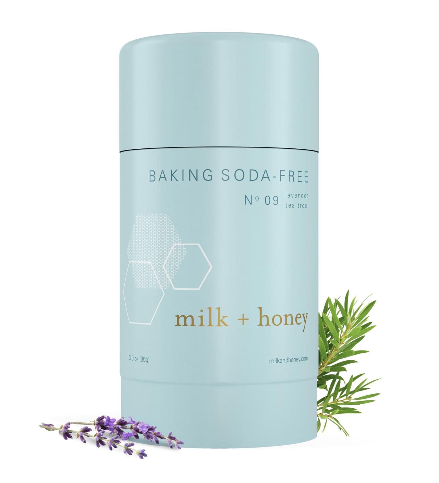 milk + honey Baking Soda Free Deodorant No. 09 Aluminum Free Deodorant for Women and Men Natural Deodorant with Lavender and Tea Tree Scent 2.6 Oz Baking Soda Free / Lavender Tea Tree - Buy Online on GoSupps.com