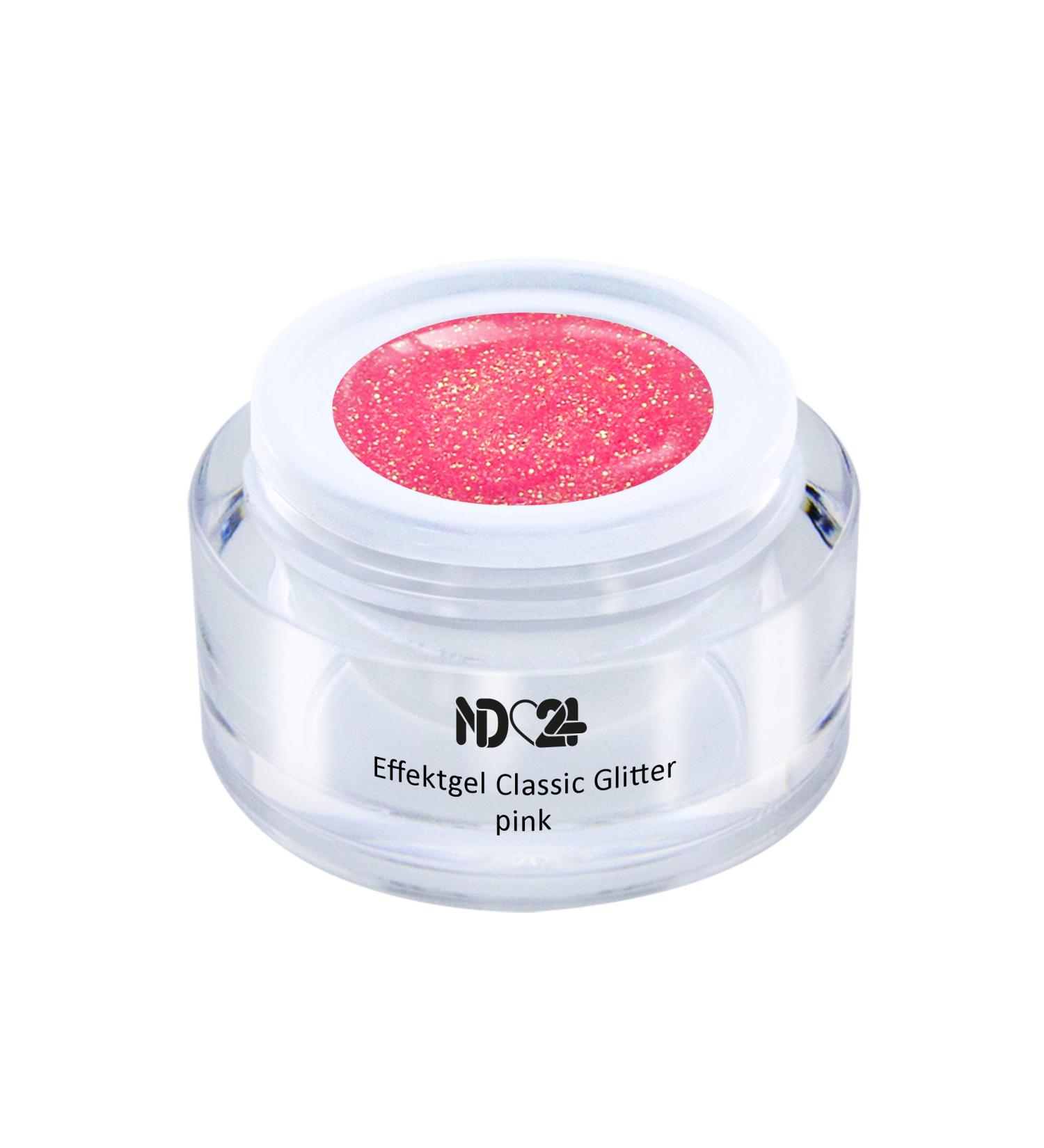 Buy UV LED Effect Gel Classic Glitter Pink - Studio Quality Gel Made in Germany - 5ml for International Shipping - Buy Online on GoSupps.com