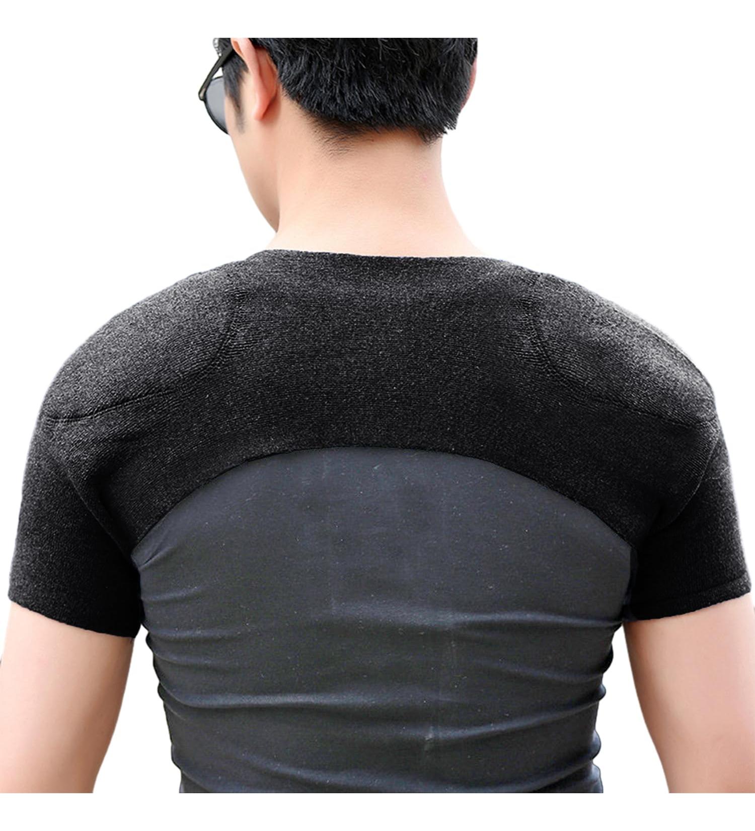 JTMKYO Black Thermal Shoulder Pad - Shoulder Warmer & Joint Support Bandage for Maximum Protection - Buy Online on GoSupps.com