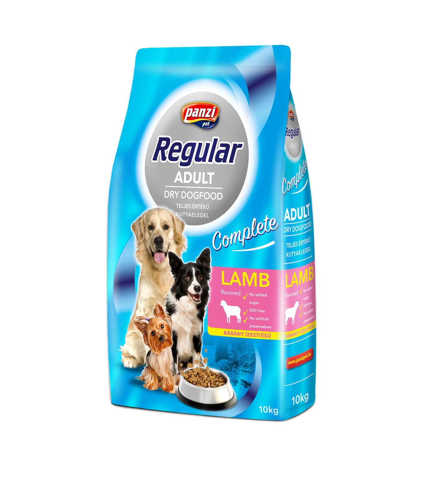 Panzi Regular - Adult dog food - Beef/rice flavored dog food - 10 kg (lamb) - Buy Online on GoSupps.com