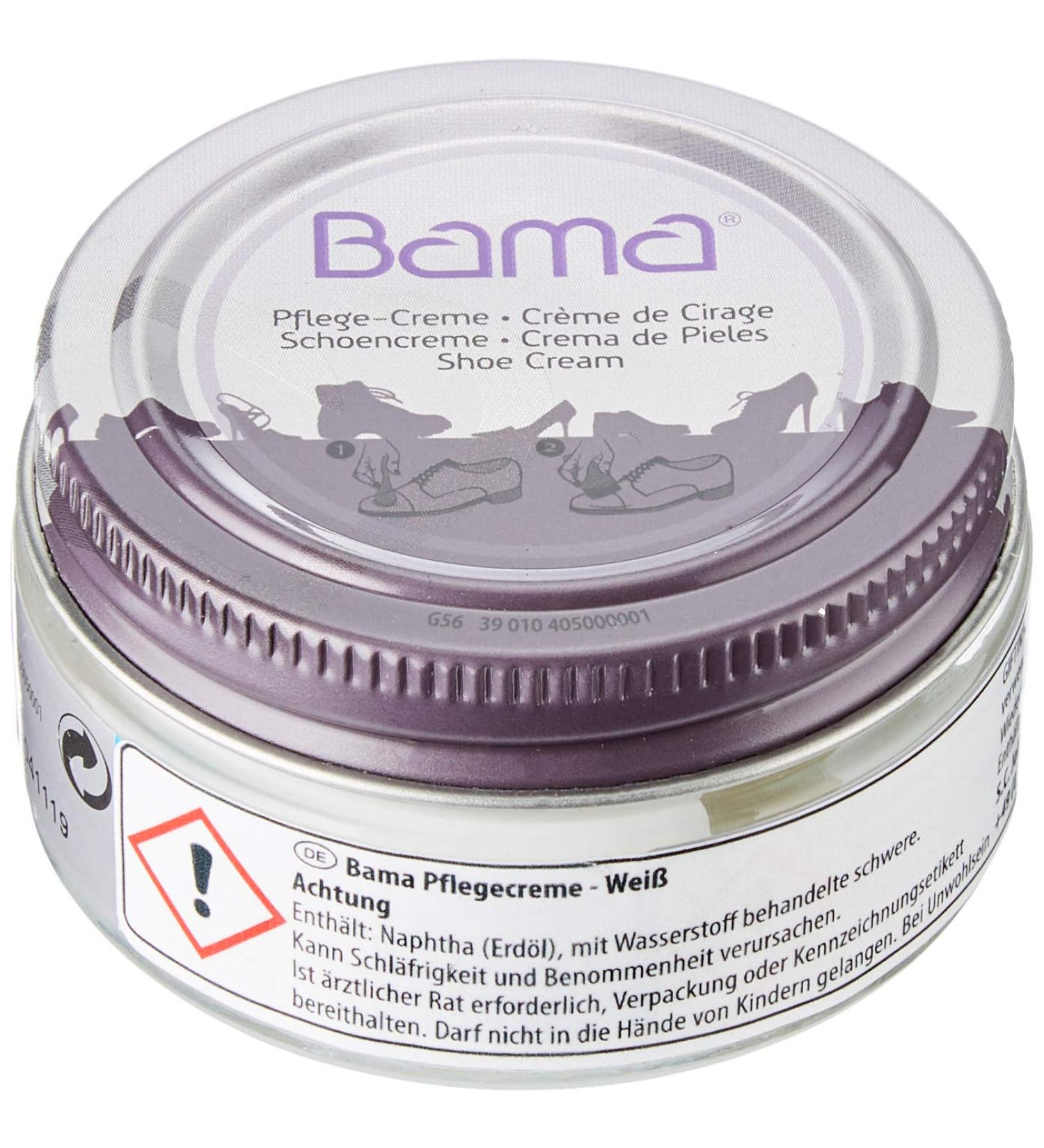 Bama Care cream jar for smooth leather WeiÃ - Buy Online on GoSupps.com