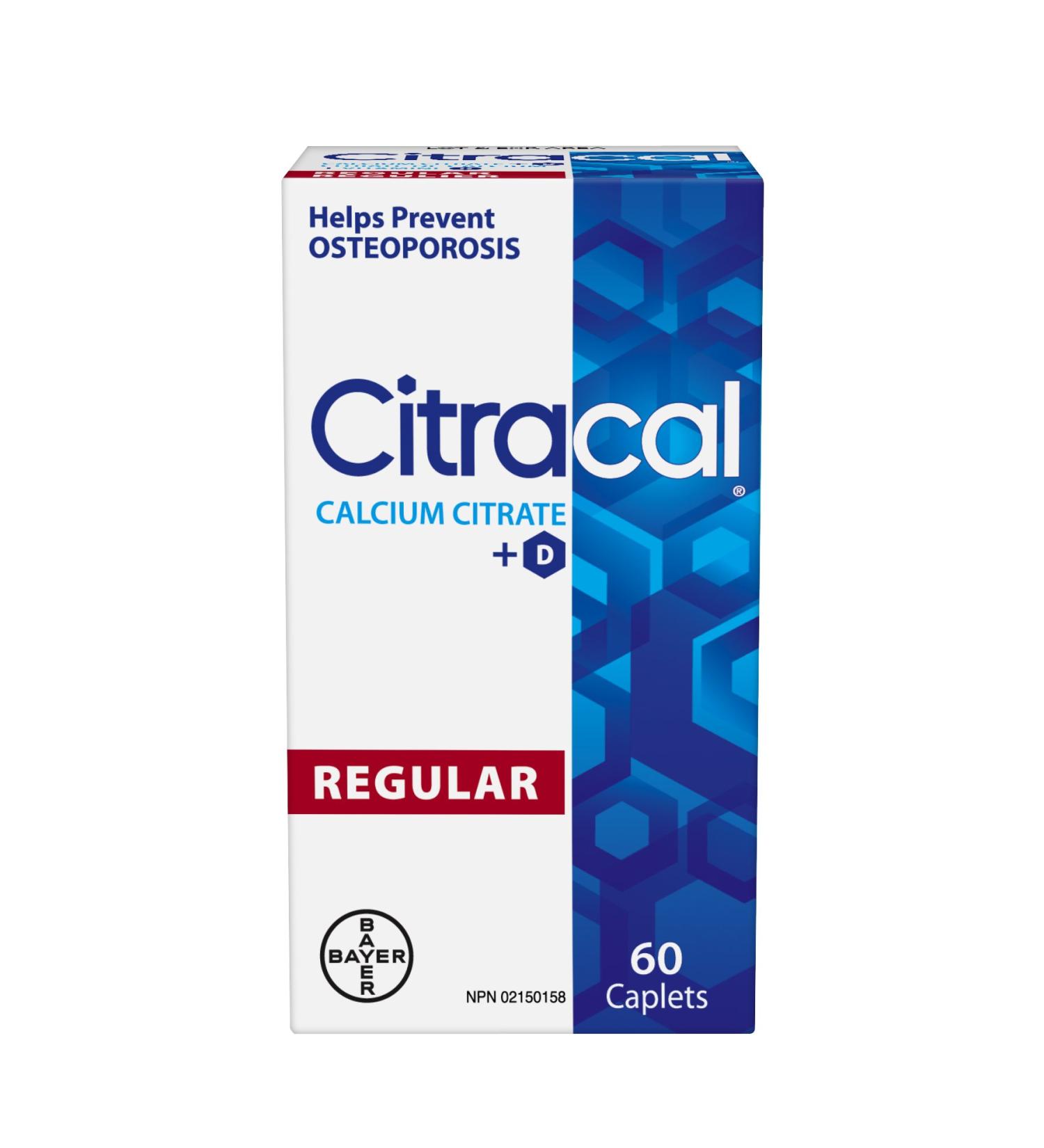 Citracal Calcium Citrate Vitamin D Caplet 60 Count (Pack of 1) - Buy Online on GoSupps.com