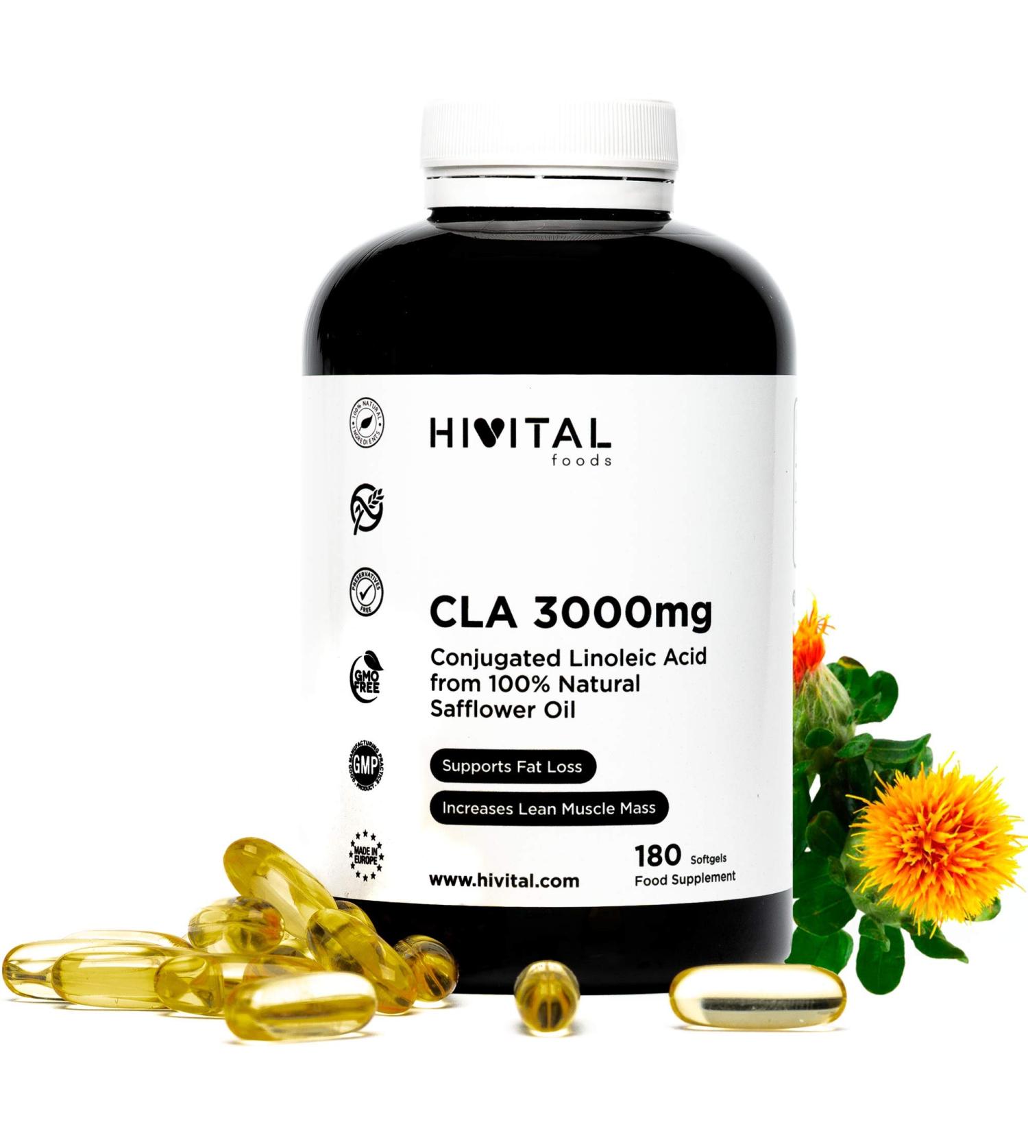 Buy CLA 3000mg Softgels - 180 Natural Capsules for Weight Loss & Wellness | International Shipping - Buy Online on GoSupps.com