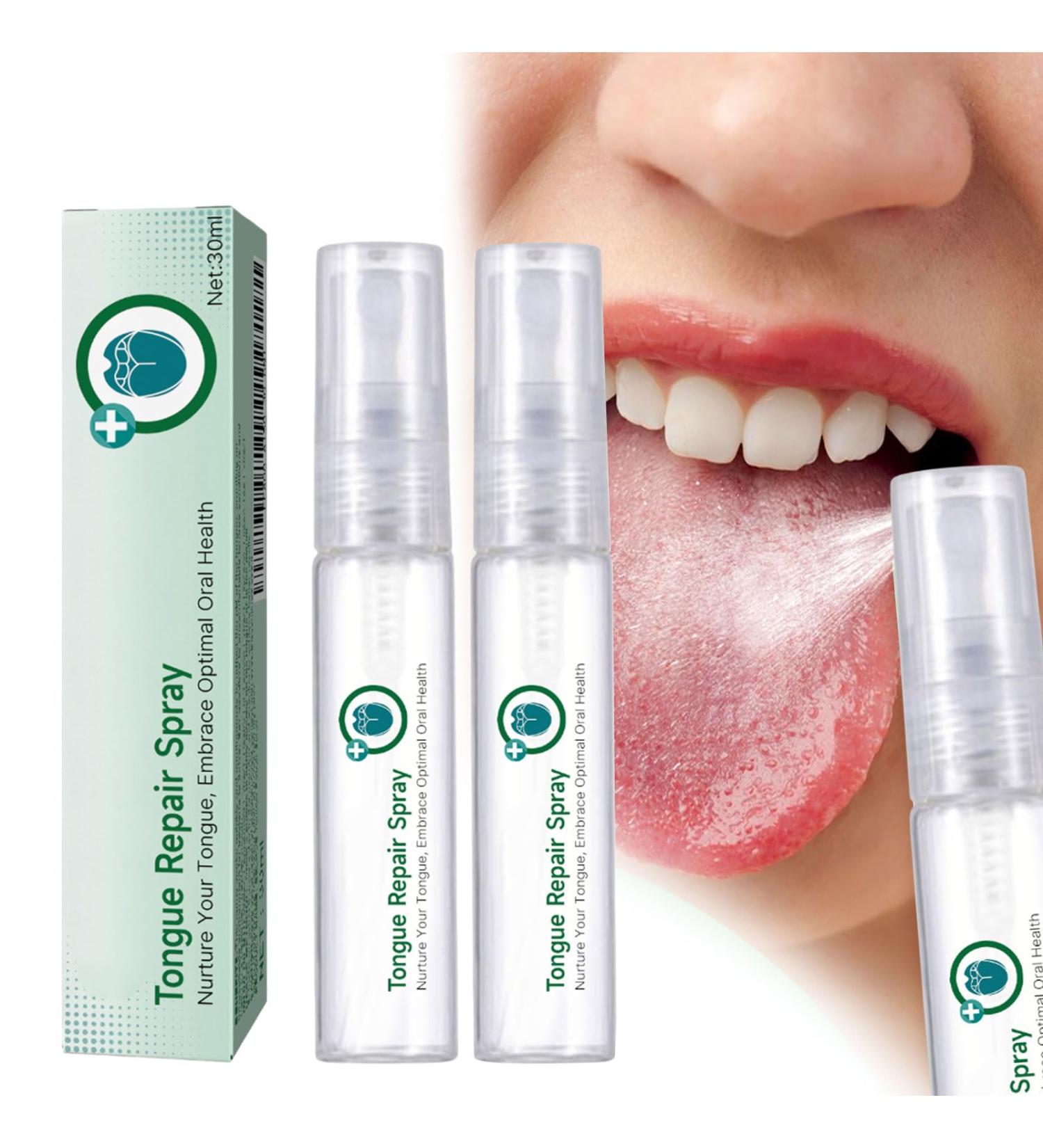 Spray Buccal Protection Spray de R paration de Langue Spray De Soulagement de Langue Langue Spray pour Mauvaise Haleine Spray Rafra chissant pour L'haleine - Buy Online on GoSupps.com