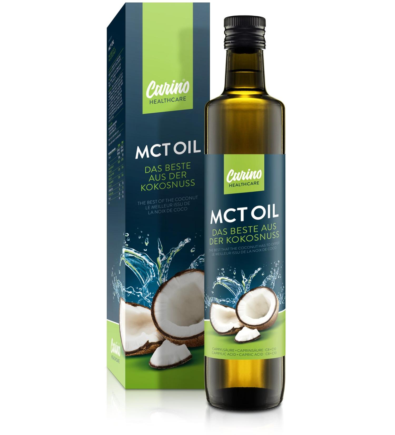 100% Coconut MCT Oil for Bulletproof Coffee & Ketogenic Diet | Vegan Odorless 500ml - Buy Online on GoSupps.com