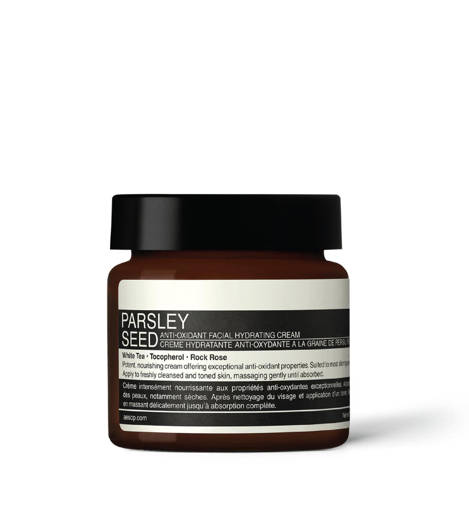Aesop Parsley Seed Anti-Oxidant Facial Hydrating Cream | A Potent Soothing Cream with Botanicals and Anti-Oxidants | 2.0 fl oz - Buy Online on GoSupps.com
