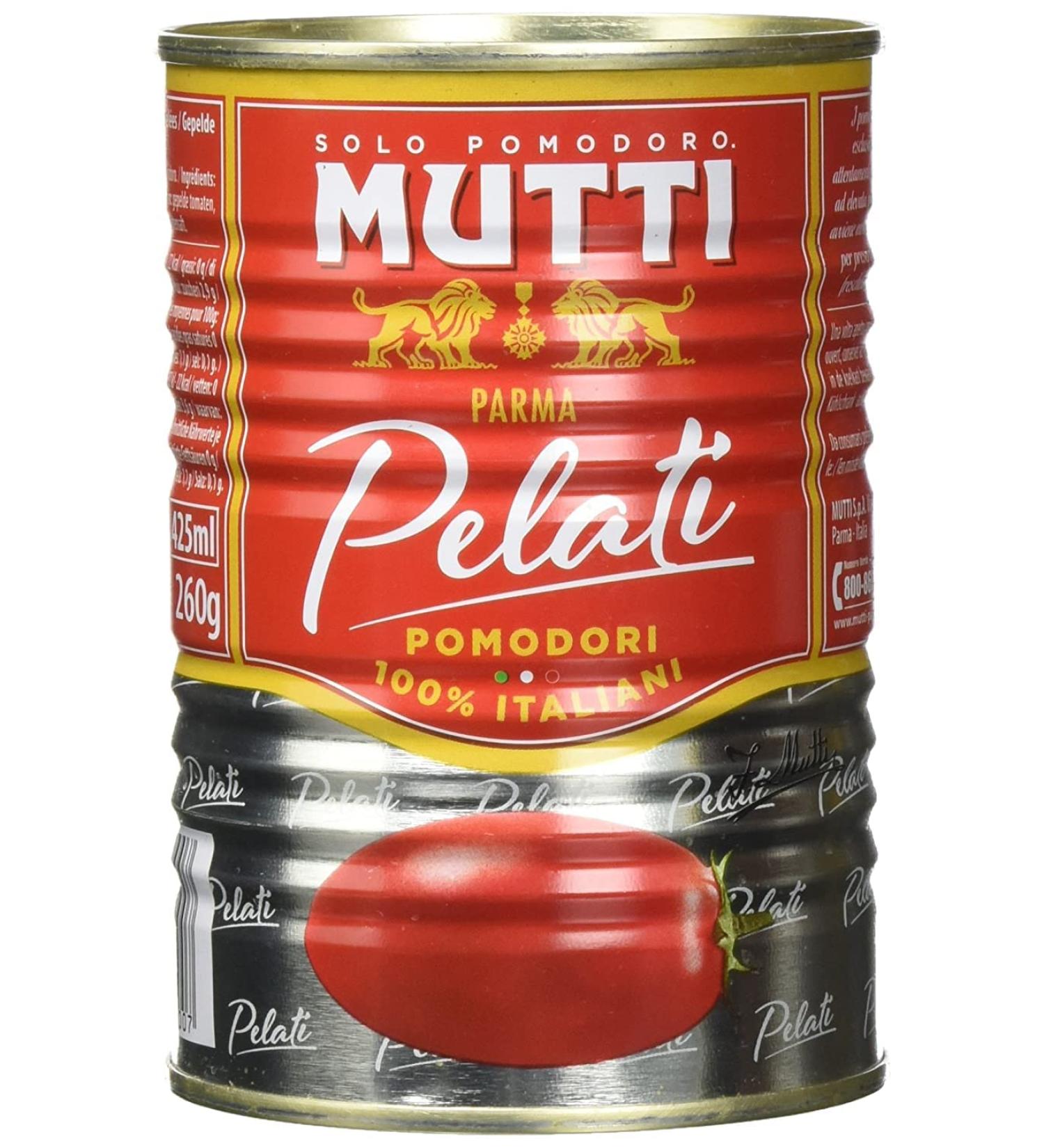 24x Mutti Pomodori Pelati - Premium Peeled Tomato Sauce from Italy | 400g Can Pack | Buy Online - Buy Online on GoSupps.com