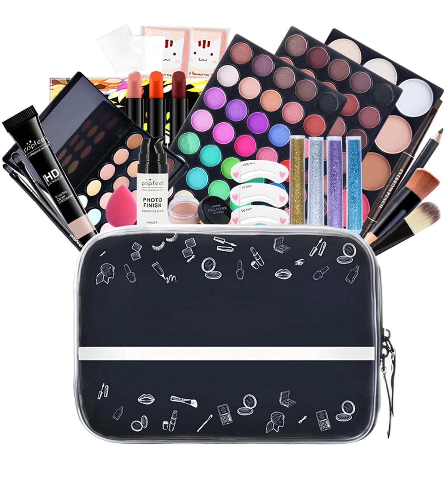 Roseflower 25-Part Professional Makeup Set | Complete Cosmetic Starter Kit with Portable Bag | Perfect Gift for Beauty Lovers - Kit004b - Buy Online on GoSupps.com