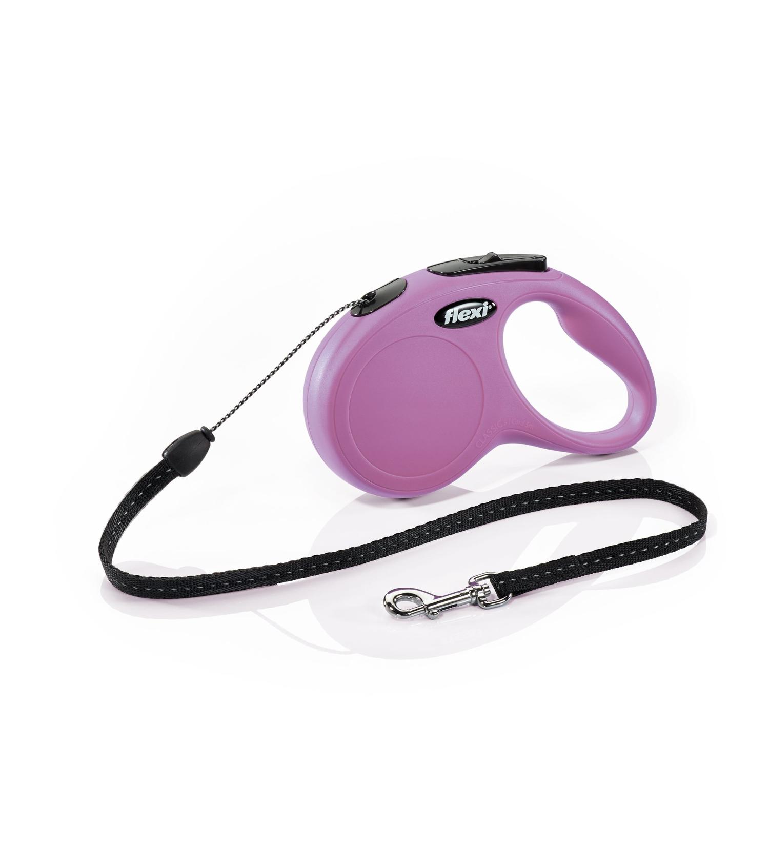 Flexi New Classic Cord Leash Rose - 16-Foot Small Cord for Dogs | International Shipping Available - Buy Online on GoSupps.com