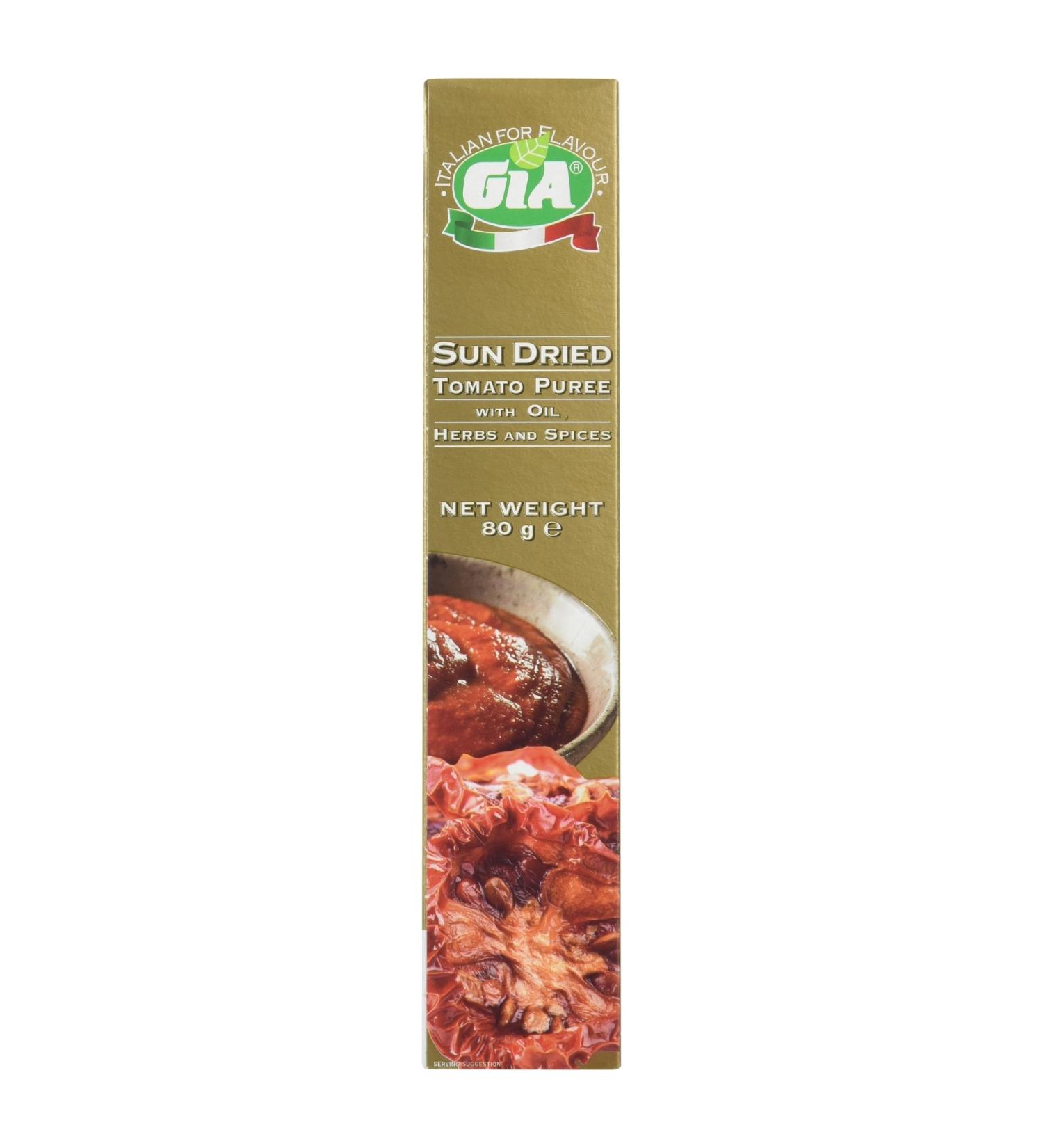 Gia Sun Dried Tomato Puree with Oil Herbs and Spices 80g - Buy Online on GoSupps.com