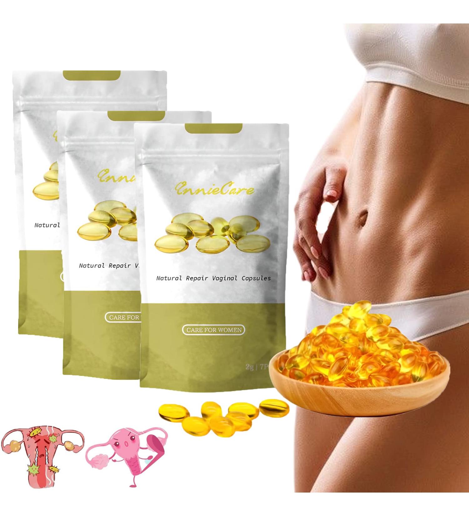 Annie Care Natural Detox Vaginal Gel & Capsules Set - Anti-Itch, Slimming & Repair Formula (3 Boxes) - Buy Online on GoSupps.com
