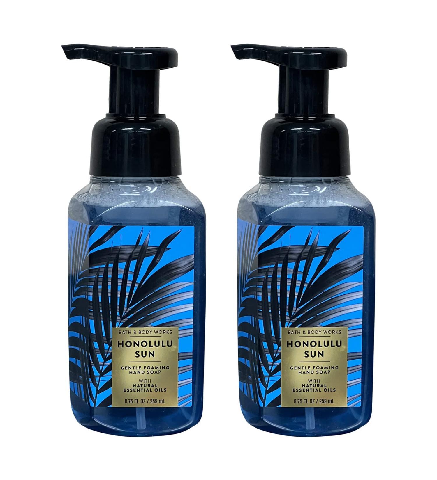 Bath and Body Works Honolulu Sun Gentle Foaming Hand Soap 2-Pack 8.75 Ounce (Honolulu Sun) (Packaging may vary)