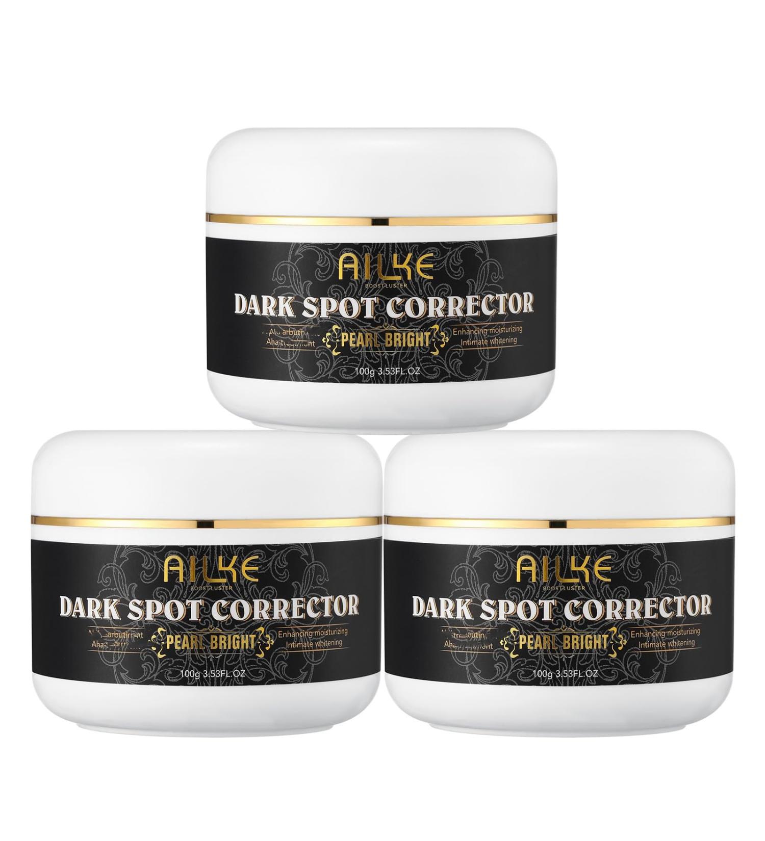 AILKE Lot de 3 cr mes correctrices pour le visage et le corps blanchissant la peau r duit les taches solaires les taches de vieillesse les taches de rousseur la m lanine le m lasma 100 ml - Buy Online on GoSupps.com