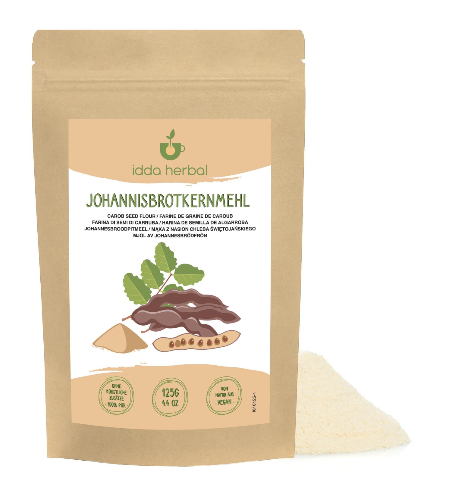 Alpi Investment OOD IDDA Herbal Locust Bean Gum E410 125g Natural Thickener Viscosity 3000 CPS - Buy Online on GoSupps.com