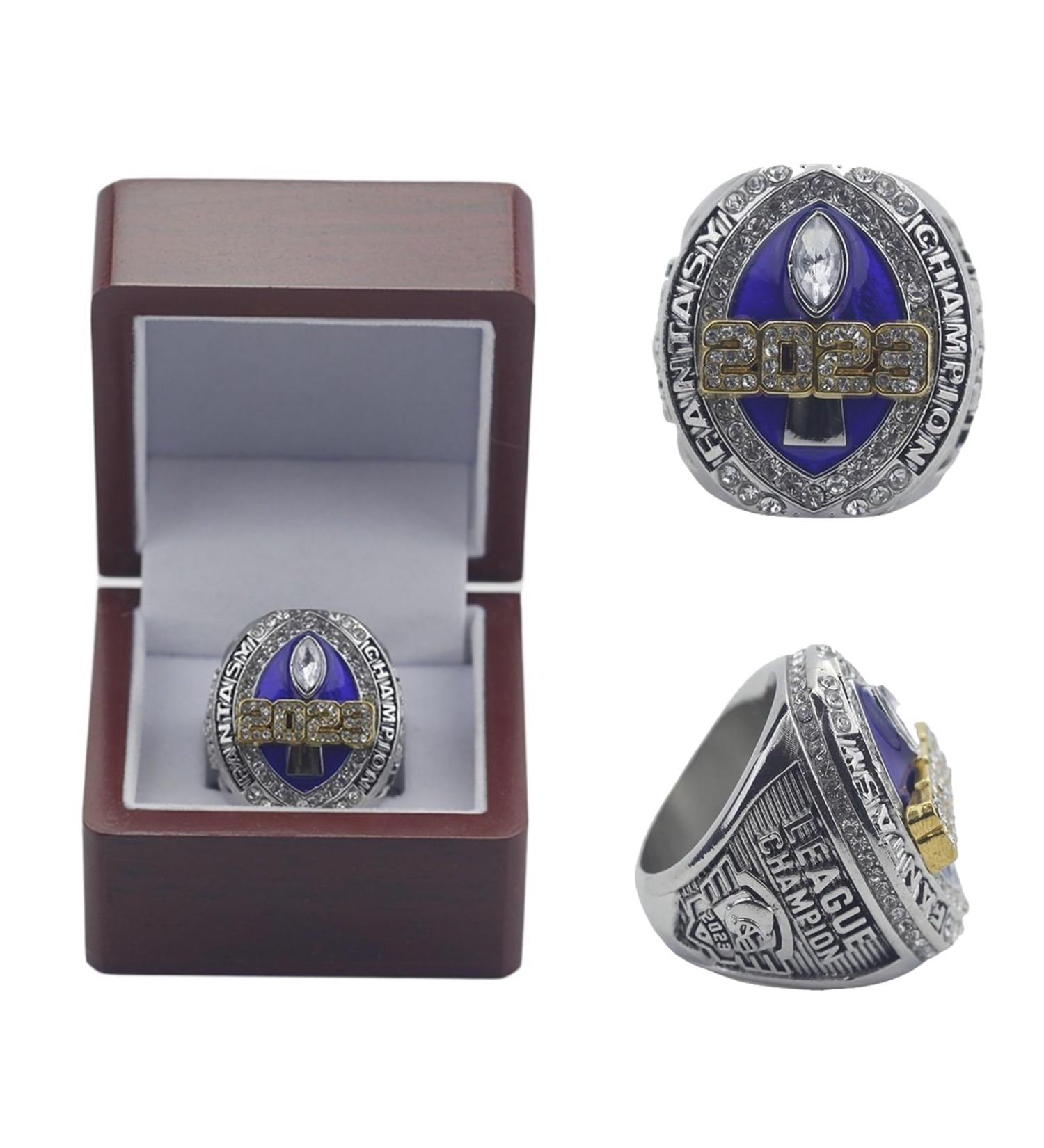 HYKJSHED 2023 Fantasy Football Championship Ring - FFL Souvenir Gift for Fans & Collectors - Ideal for Father's Day - Buy Online on GoSupps.com