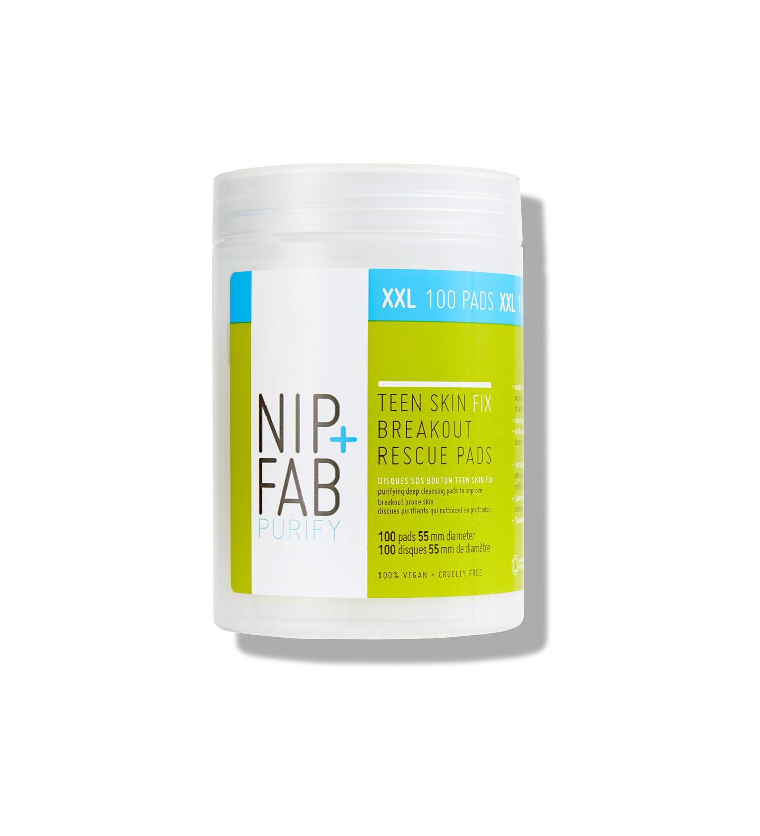 Nip+Fab Teen Skin Fix Breakout Rescue Pads Xxl - Buy Online on GoSupps.com