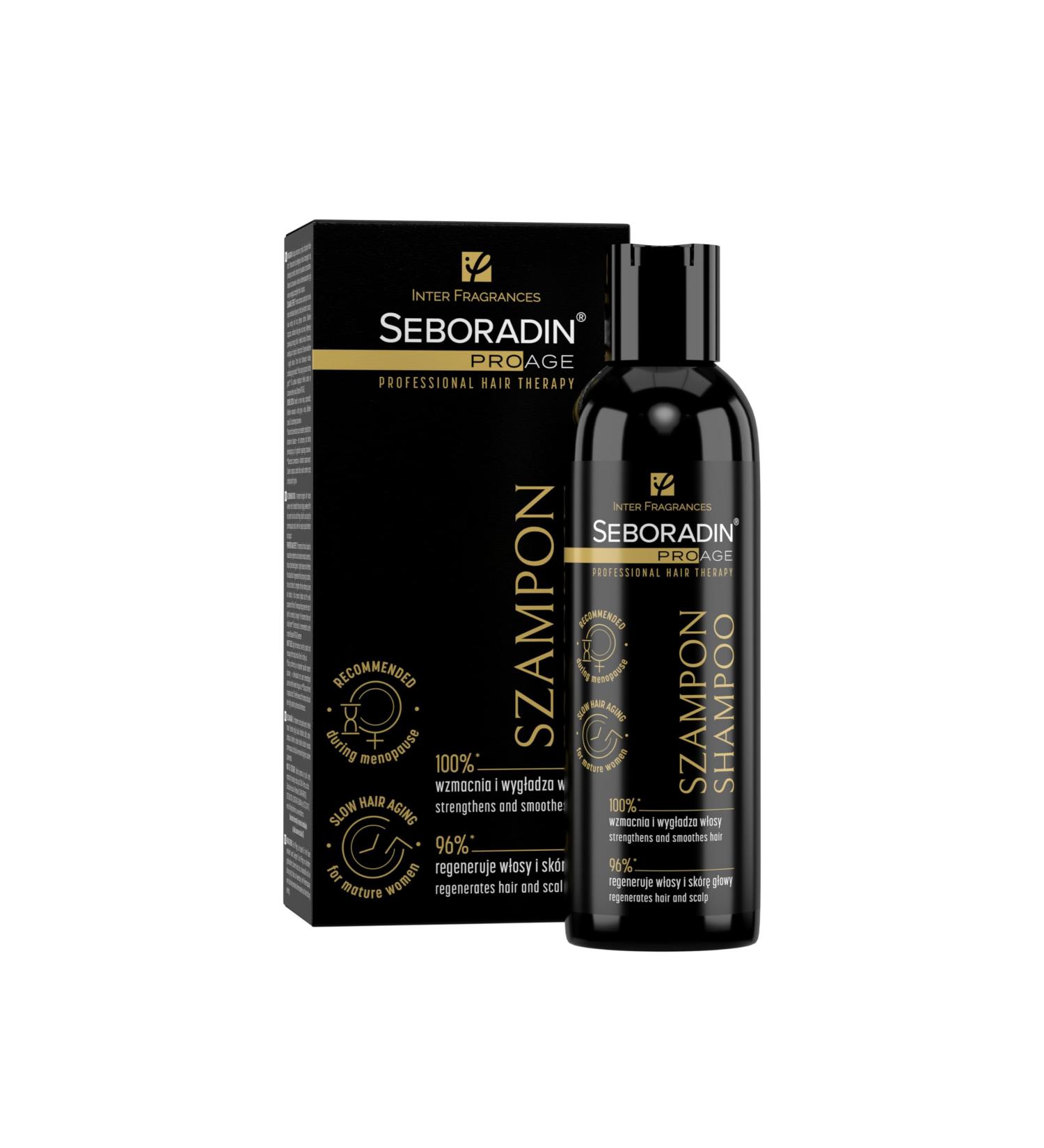 Lara Edyta Pawlu kiewicz SEBORADIN Shampoo for Weak Thin Hair with a Tendency to Hair Loss for Women AntiAging Hair Therapy 200 ml - Buy Online on GoSupps.com
