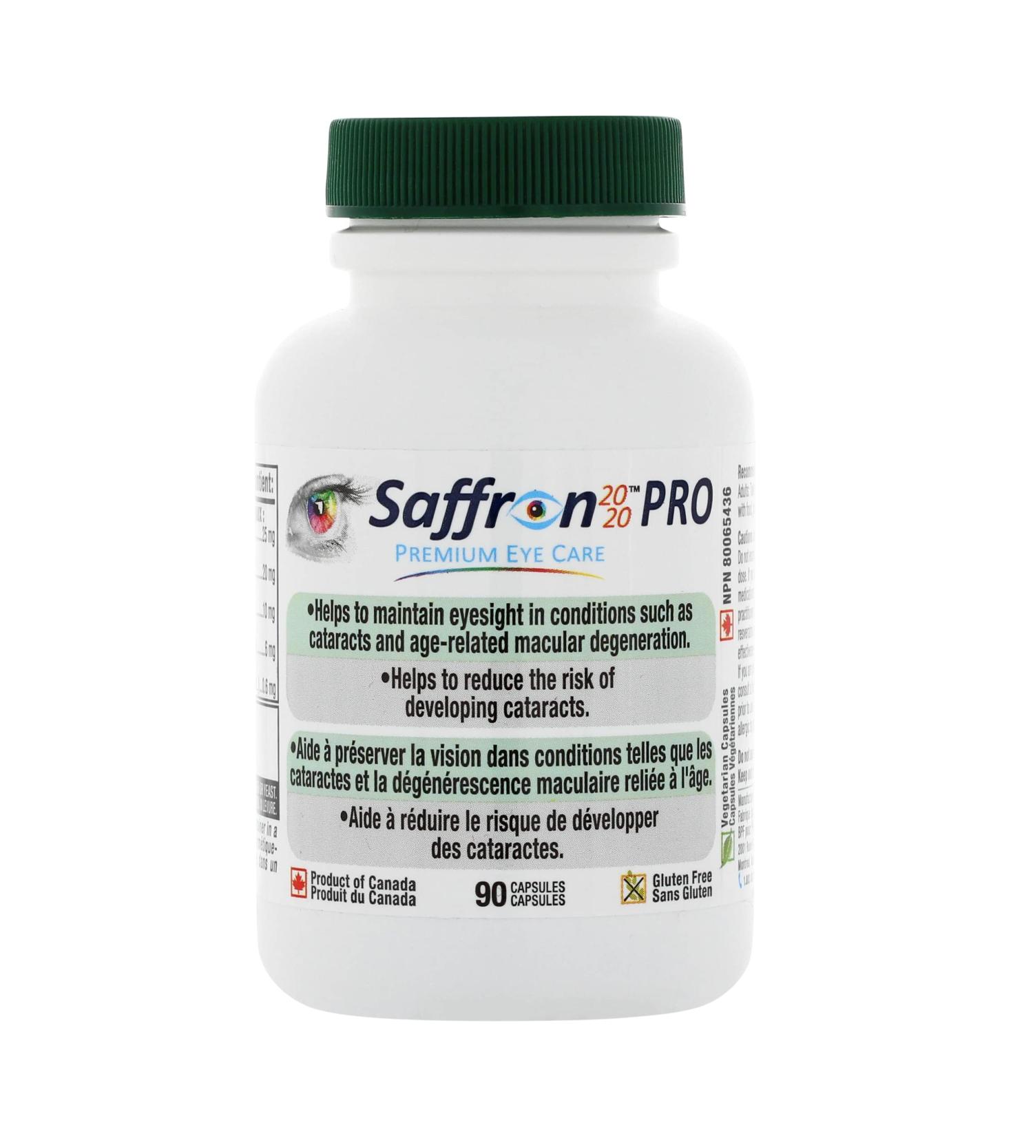 Elevate Your Vision with Persavita Saffron 2020-PRO: Saffron Resveratrol Zeaxanthin and Lutein - 90 Vegetarian Capsules - Buy Online on GoSupps.com