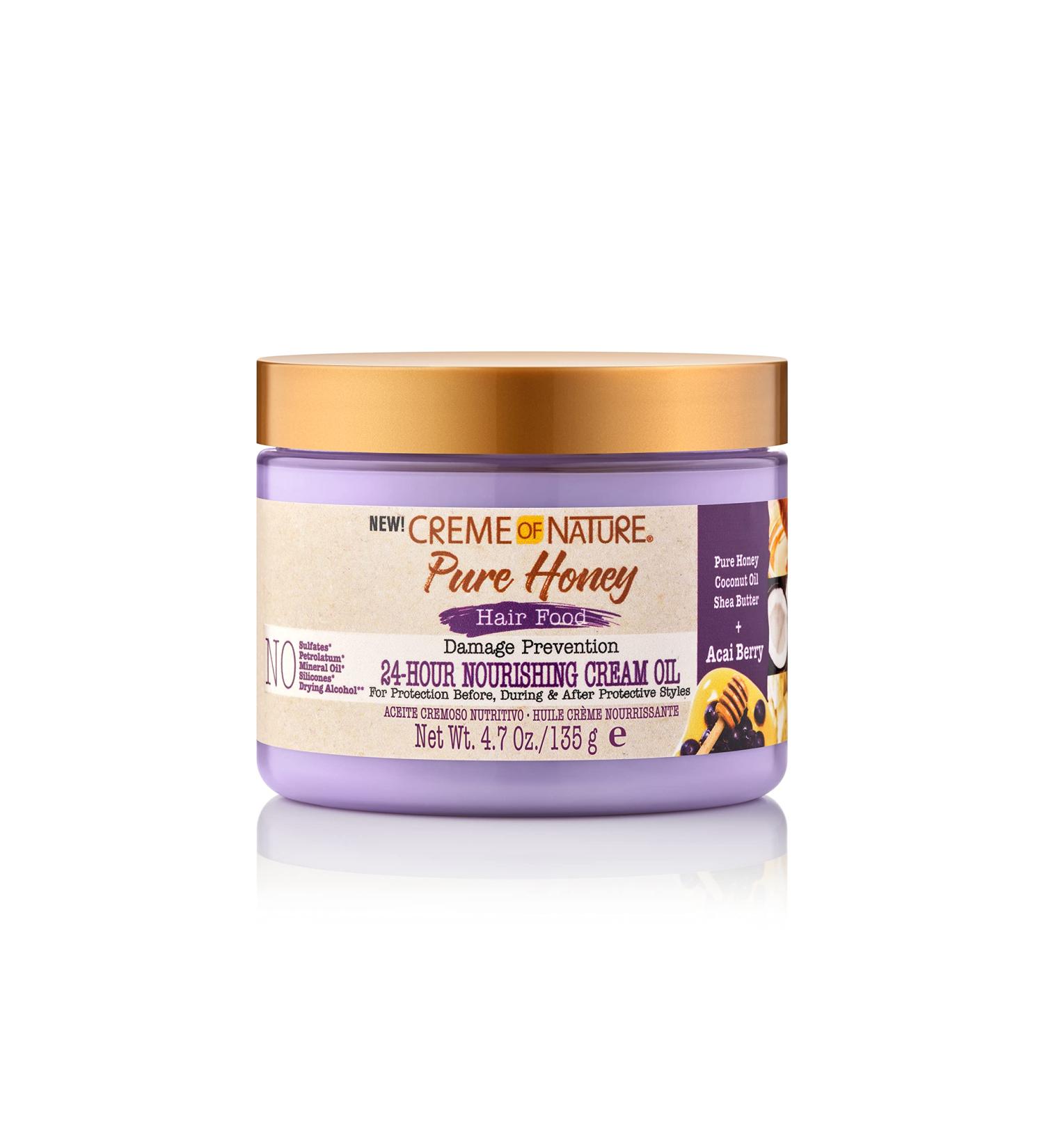 Creme of Nature Honey and Acai Hair Cream - 4.7 Oz - Pack of 1 - Buy Online on GoSupps.com