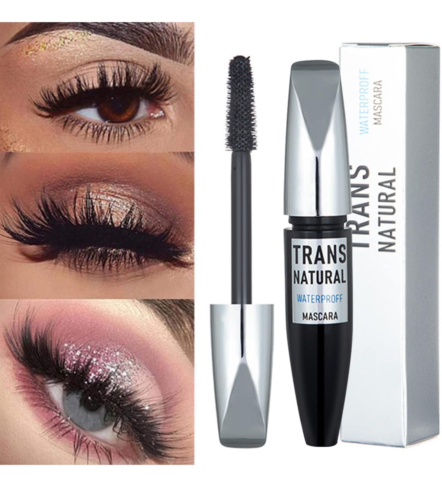 5 Lengthening Mascara | Lengthening Mascara with Thick Silicone Brush | Lengthening Mascara Black Volume and Length Waterproof Mascara with Thick Silicone Brush Volumizing Eyelashes Dtt 5 Pcs Black - Buy Online on GoSupps.com