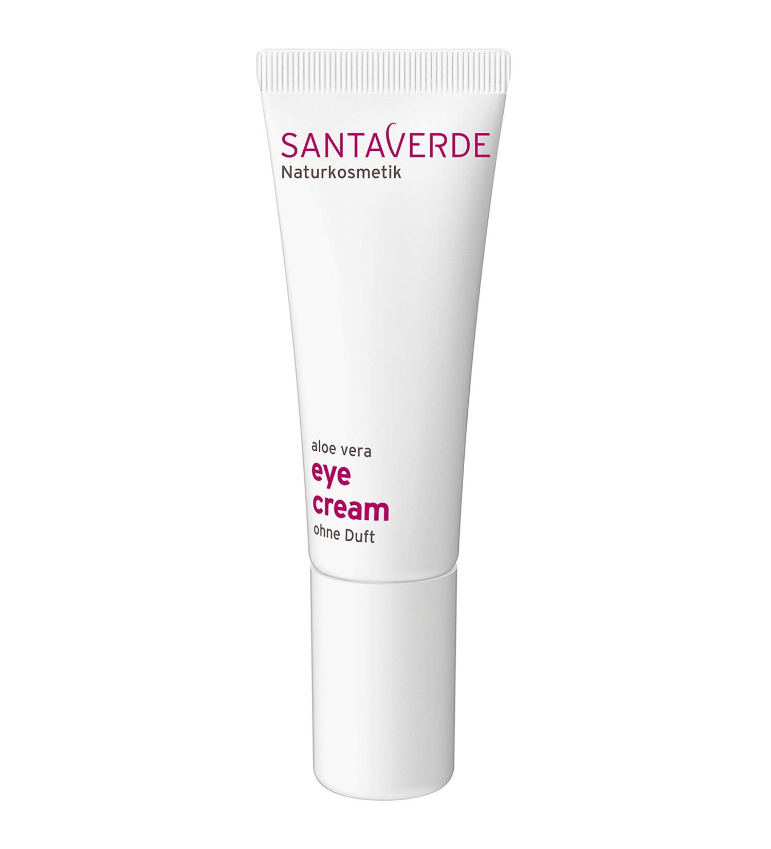 Santaverde Eye Cream - Regenerating Fragrance-Free Formula for Sensitive Skin - Soothes Puffiness with Pure Aloe Vera - 100% Vegan - 10 ml - Buy Online on GoSupps.com