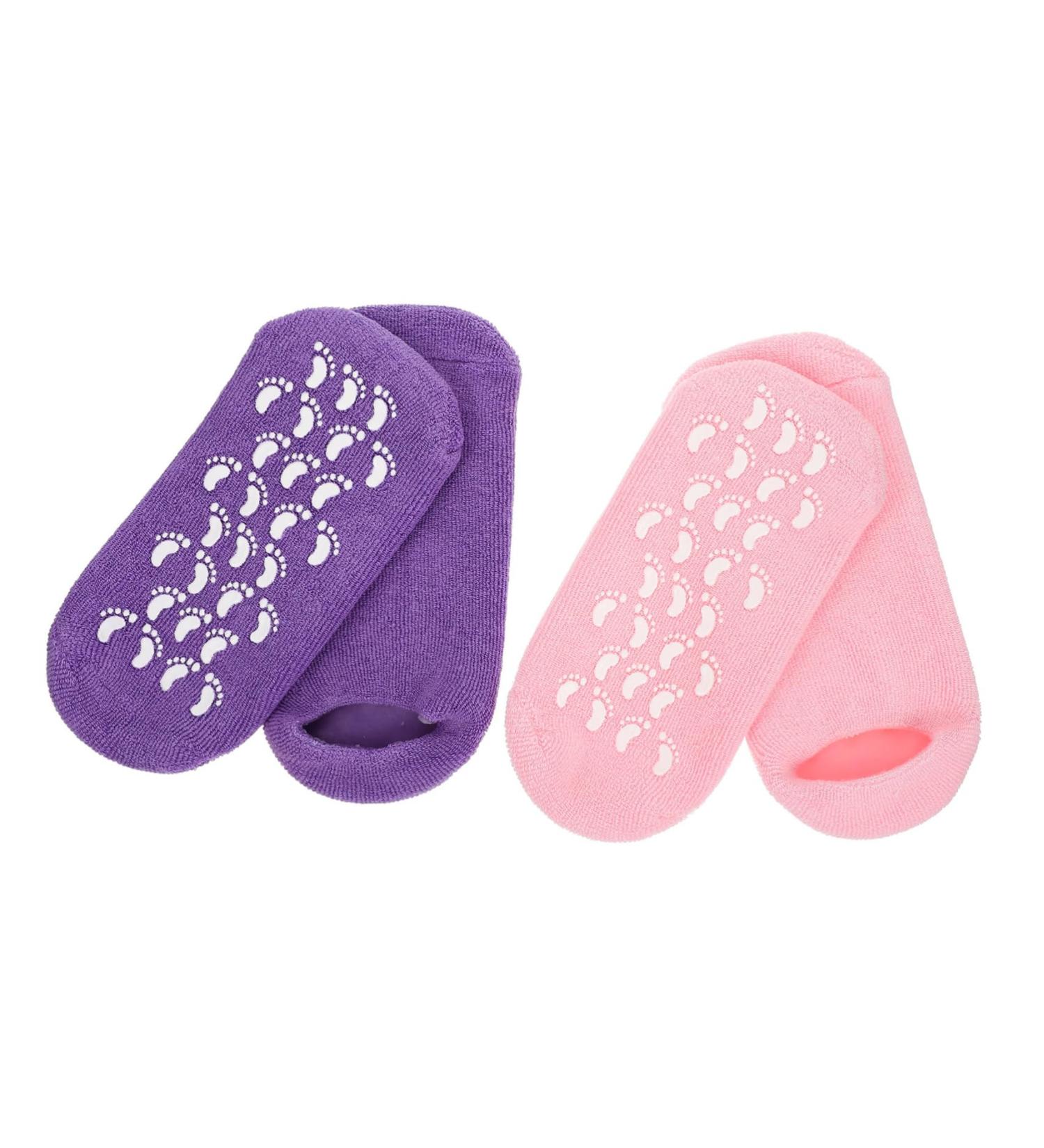 Healeved 2 Pairs Gel Socks Soft Cotton Yarn Care Products Miss 22x10x1cm - Buy Online on GoSupps.com
