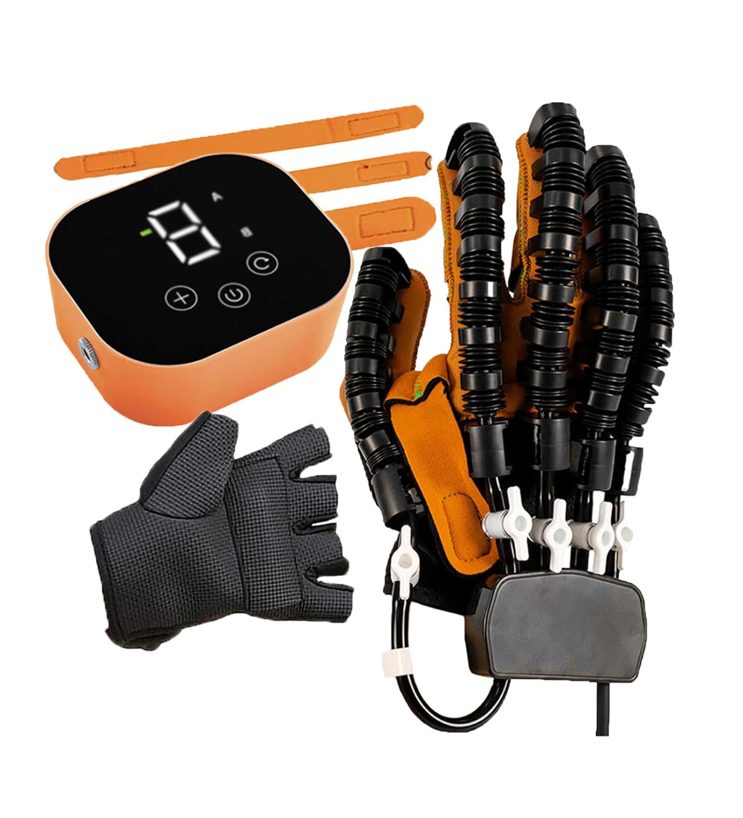 Hand Rehabilitation Robot Gloves Stroke Recovery Equipment Adjustable Strength Rechargeable Finger Rehab Trainer for Hemiplegia Arthritis Dysfunction Recovery right hand Medium - Buy Online on GoSupps.com