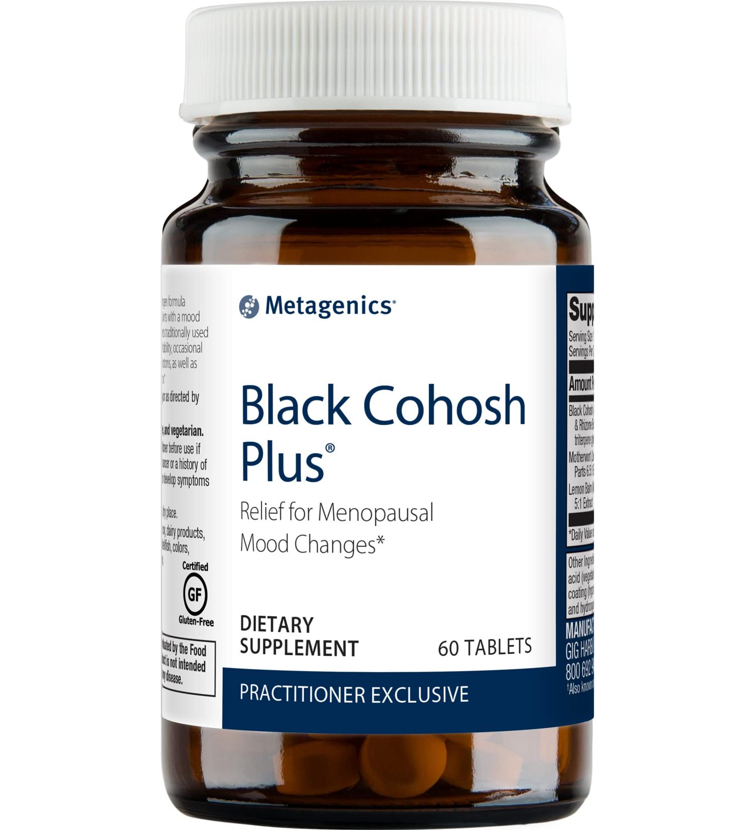 Metagenics Black Cohosh Plus 60 Tablets - Natural Menopause Support - Buy Online on GoSupps.com