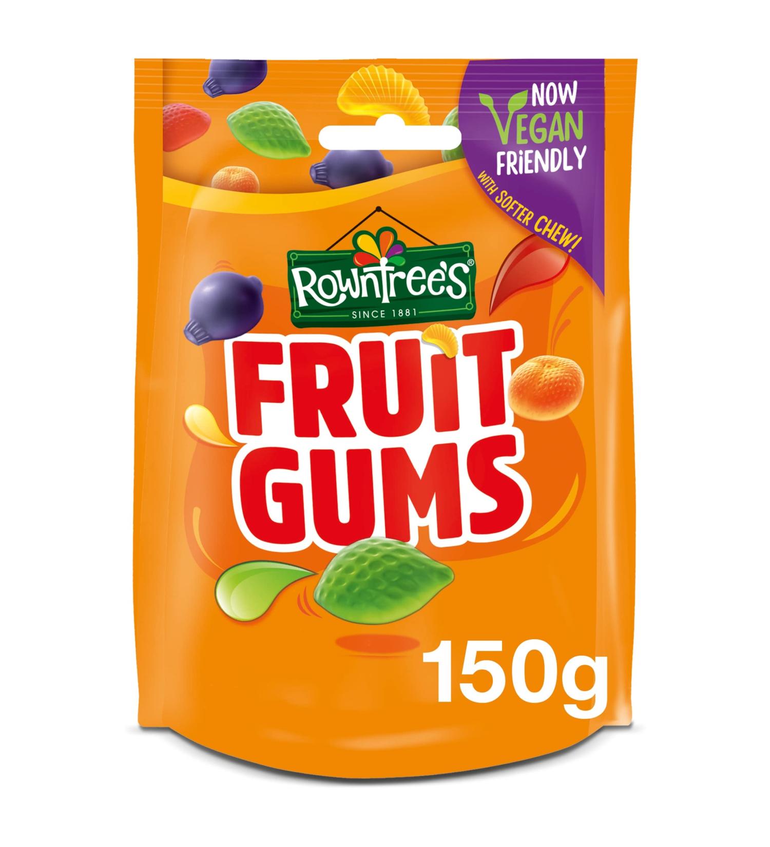  Rowntree's Rowntrees Pack of 10 bags of fruit and vegan sweets 10 x 150g - Buy Online on GoSupps.com