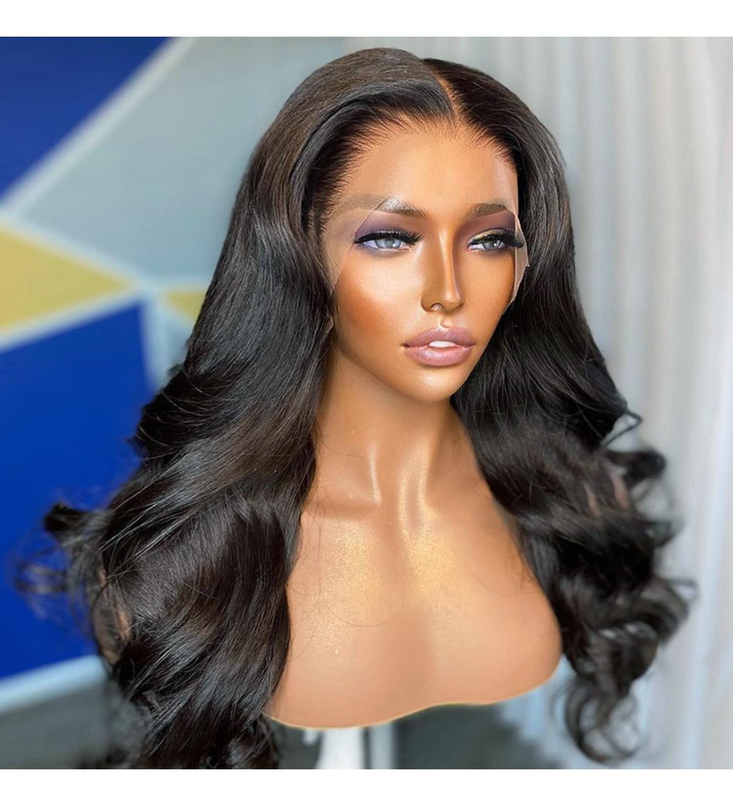 Buy BEEOS 360 Full Frontal HD Lace Wig - 12A Unprocessed Body Wave, Natural Color, 180% Density, Pre-Plucked with Baby Hair - Buy Online on GoSupps.com