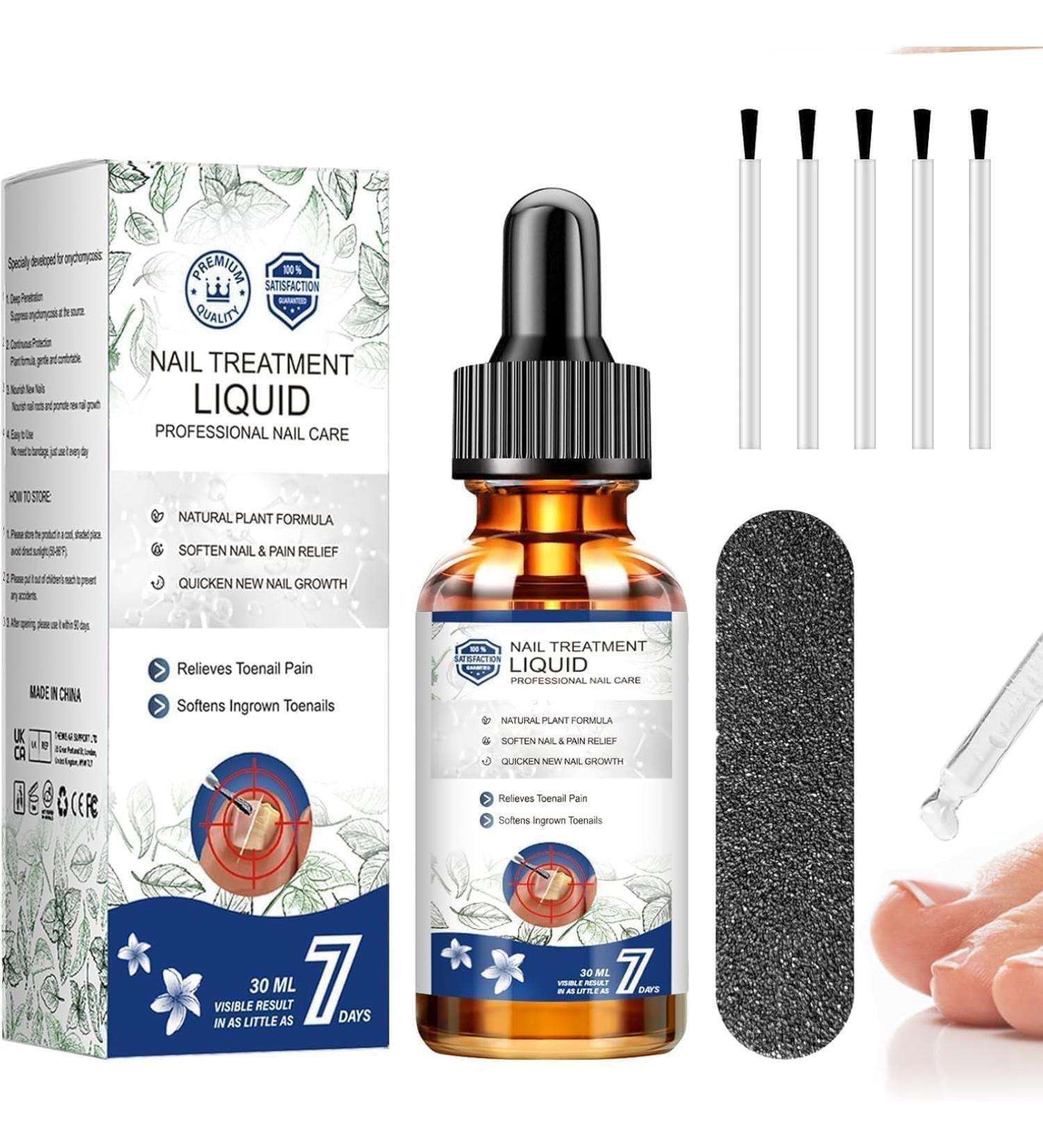 Boxmom Nail Fungus Treatment for Toenail Fungal Nail Treatment Extra Strong Toenail Fungus Treatment Nail Repair - Blue - 1.01 Fl Oz - Buy Online on GoSupps.com