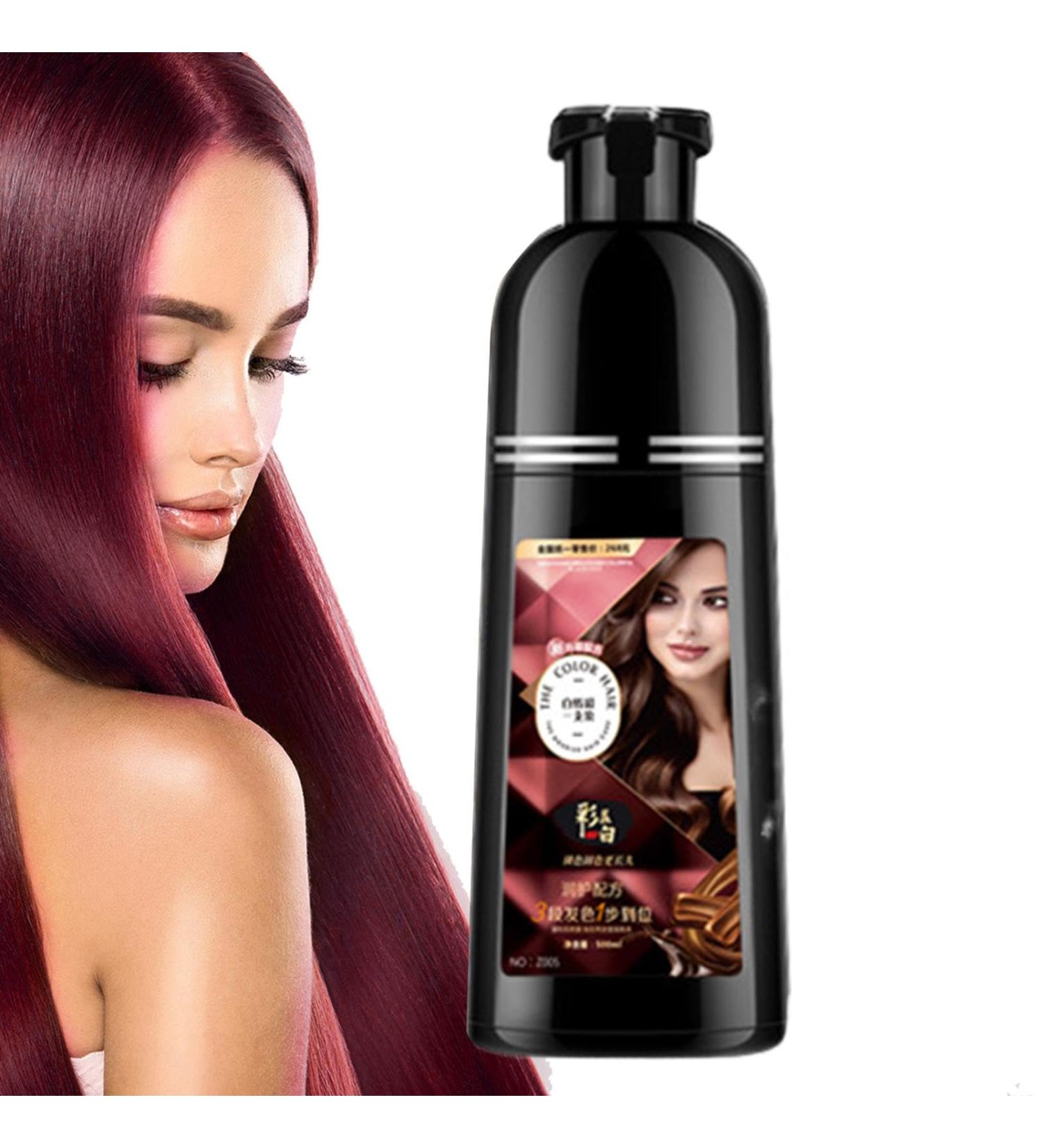  Shurzzesj Shampoo for hair dye shampoo for natural hair dye rich lathering shampoo that dyes your hair 450 ml deep cleansing hair care solution - Buy Online on GoSupps.com