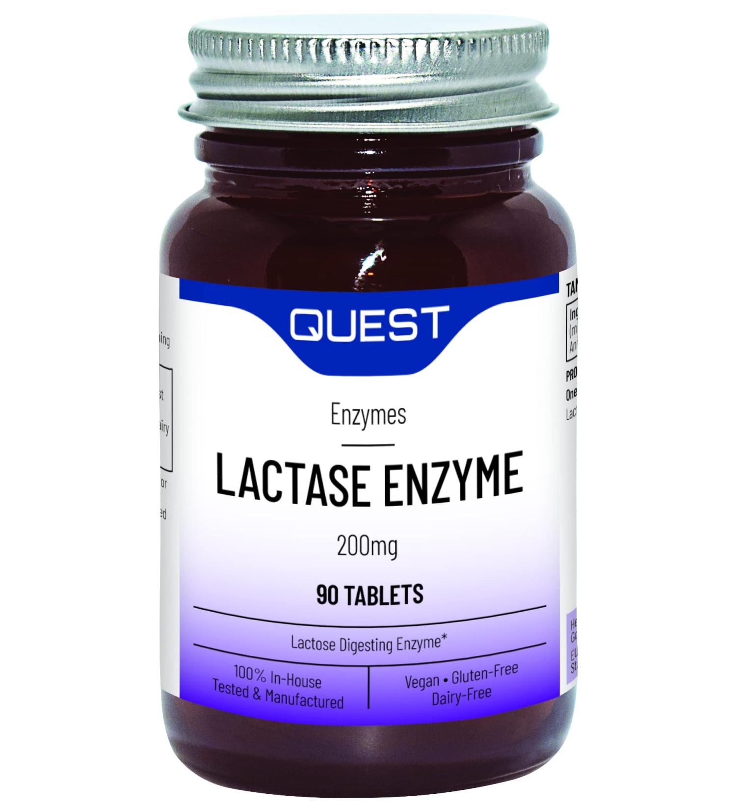 Quest Lactase 200mg - 90 Tablets