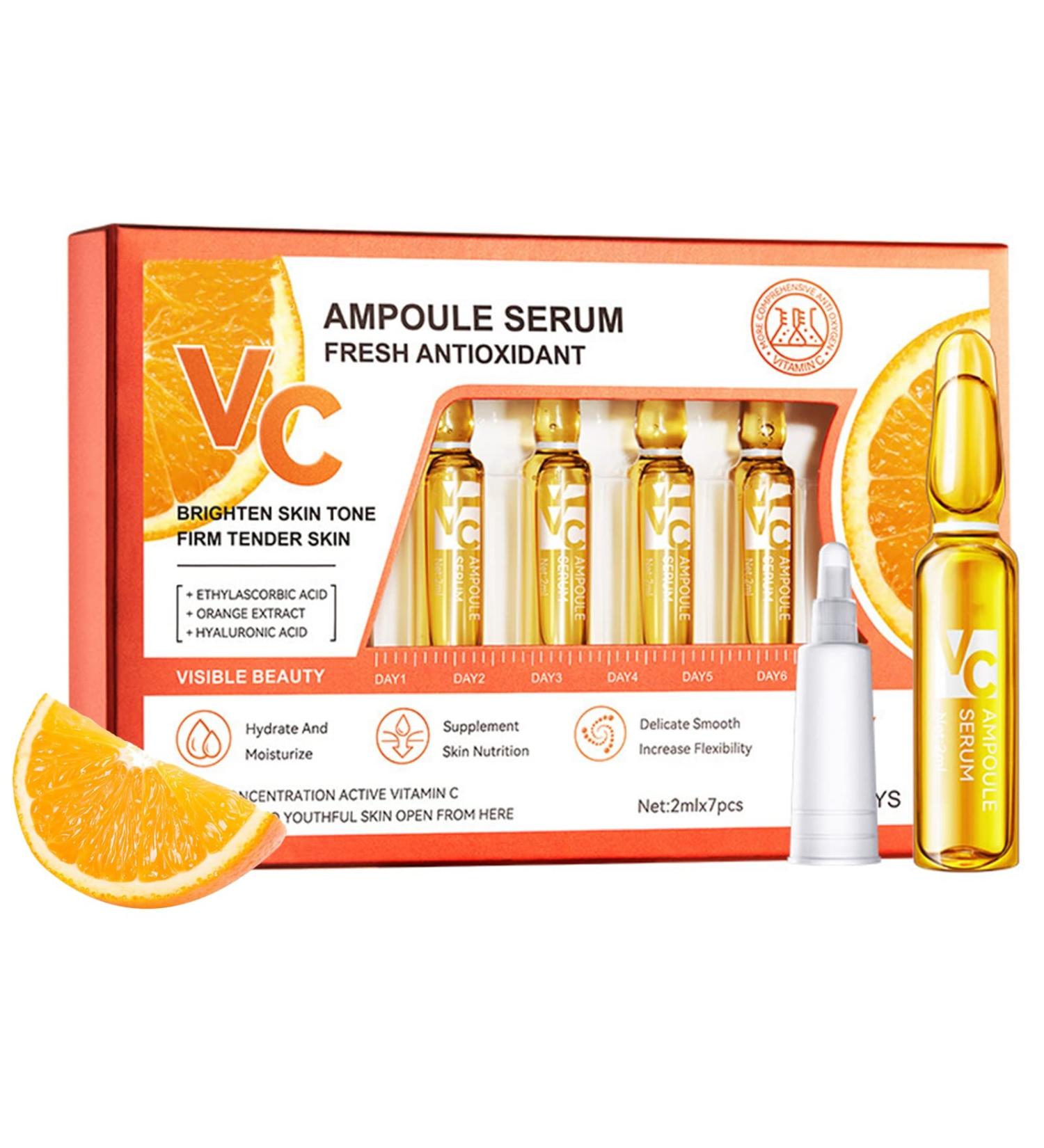 Vitamin C Serum for Face and Neck Anti Aging Serum Reduce Fine Lines Wrinkles & Dark Spots - Brightening Skin Serum for Glowing Skin - Buy Online on GoSupps.com