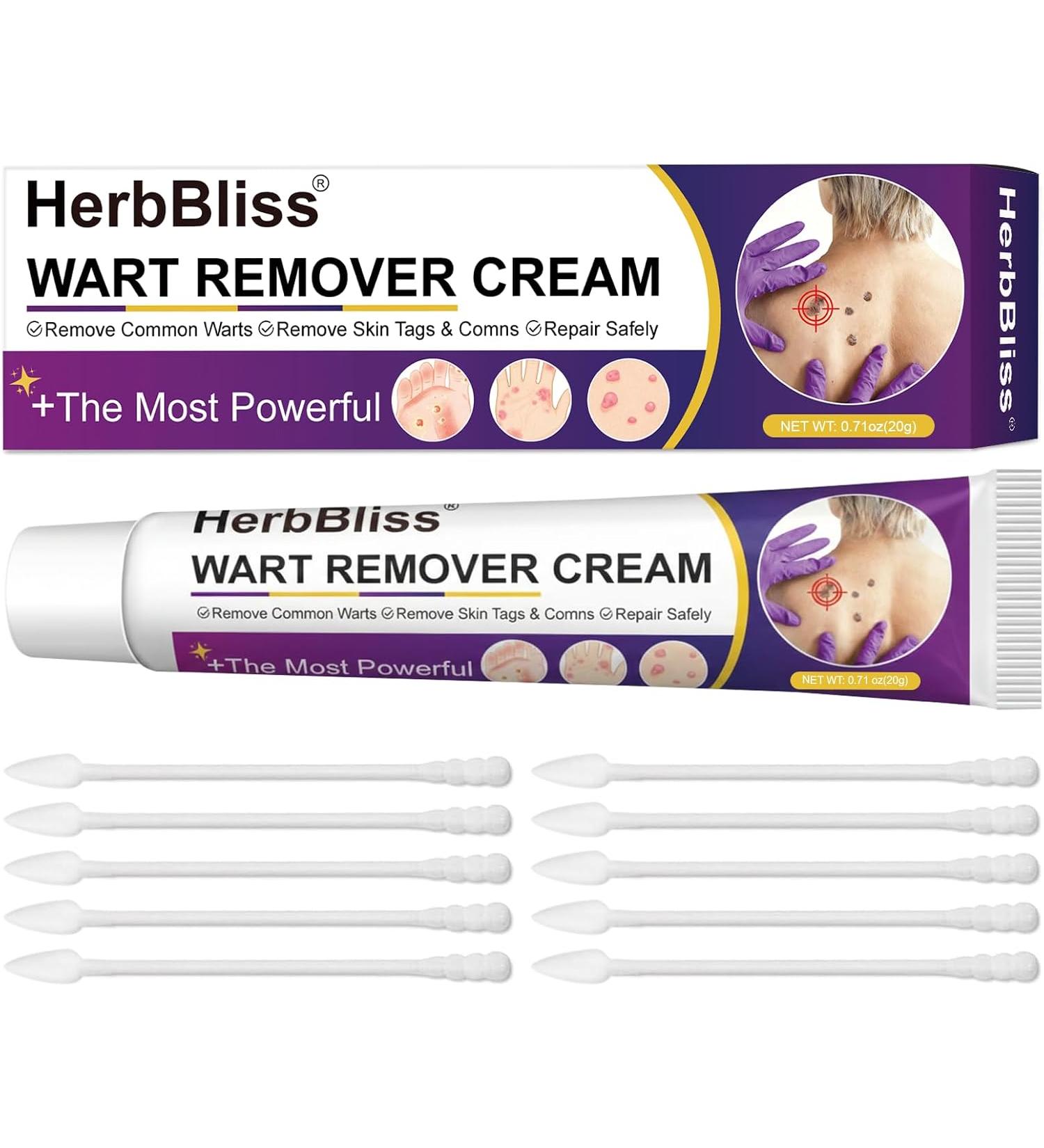 Wart Remover Cream 20g, Wart Removal Cream for Plantar Warts, Common Warts, Flat Warts - Buy Online on GoSupps.com