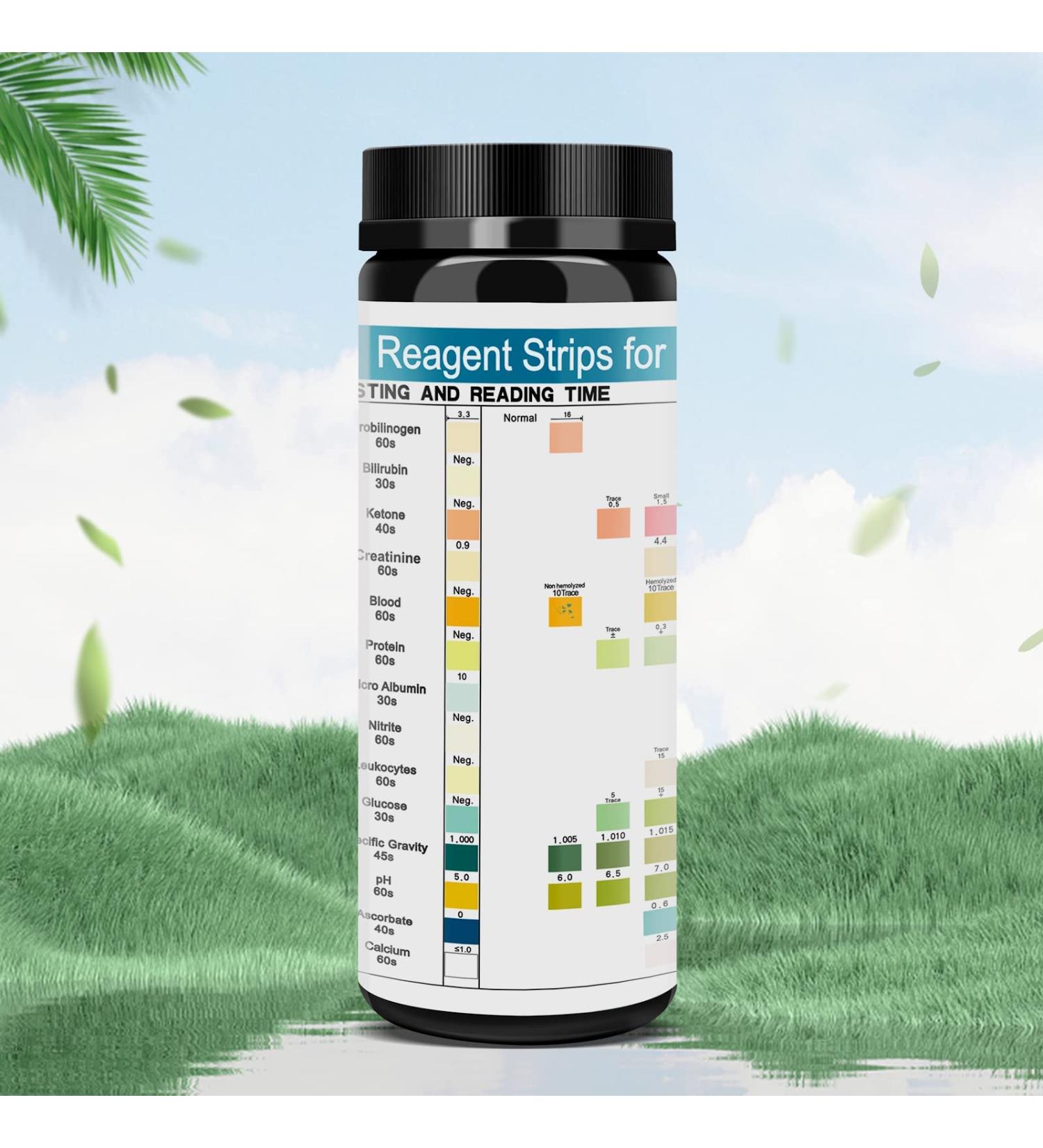 14 Parameter Urine Test Strips for Urinalysis - 100 Count - Buy Online on GoSupps.com