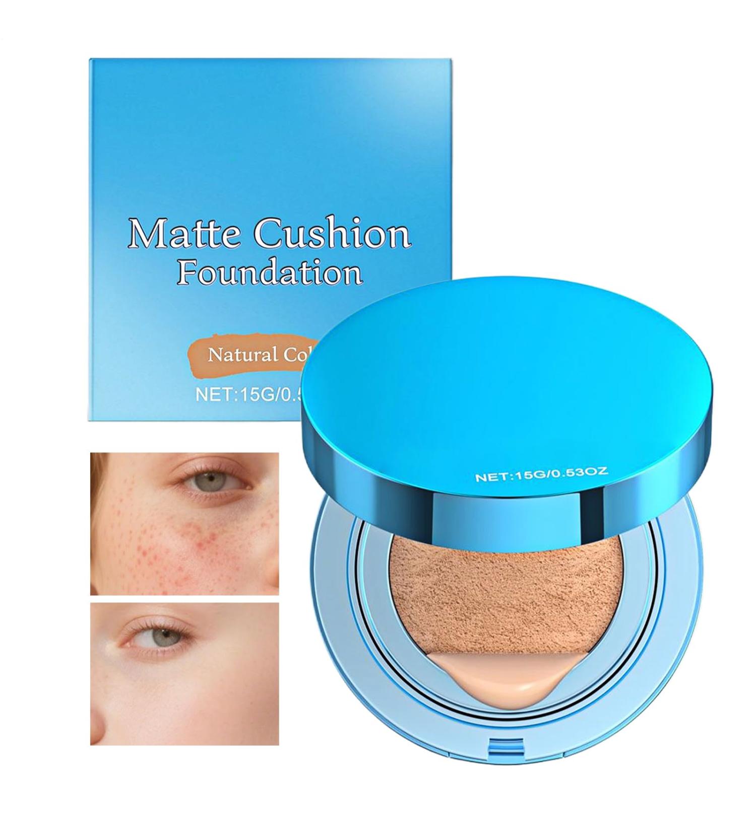 Makeup Cushion - Sweat-Resistant Concealer Cushion for Girls | Long-Lasting Concealer Cream for Parties Beach Outdoors School and Business Travel - Buy Online on GoSupps.com